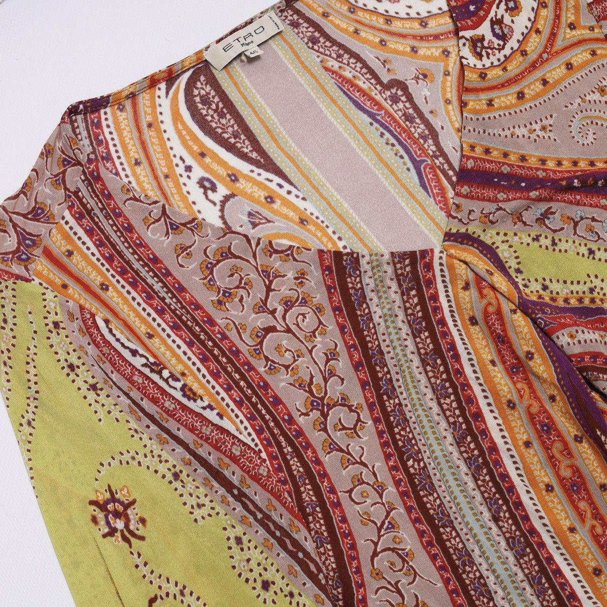 Etro Etro Milano Printed Multicolor Viscose Blouse Top Size L / US 10 / IT 46 - 9 Thumbnail