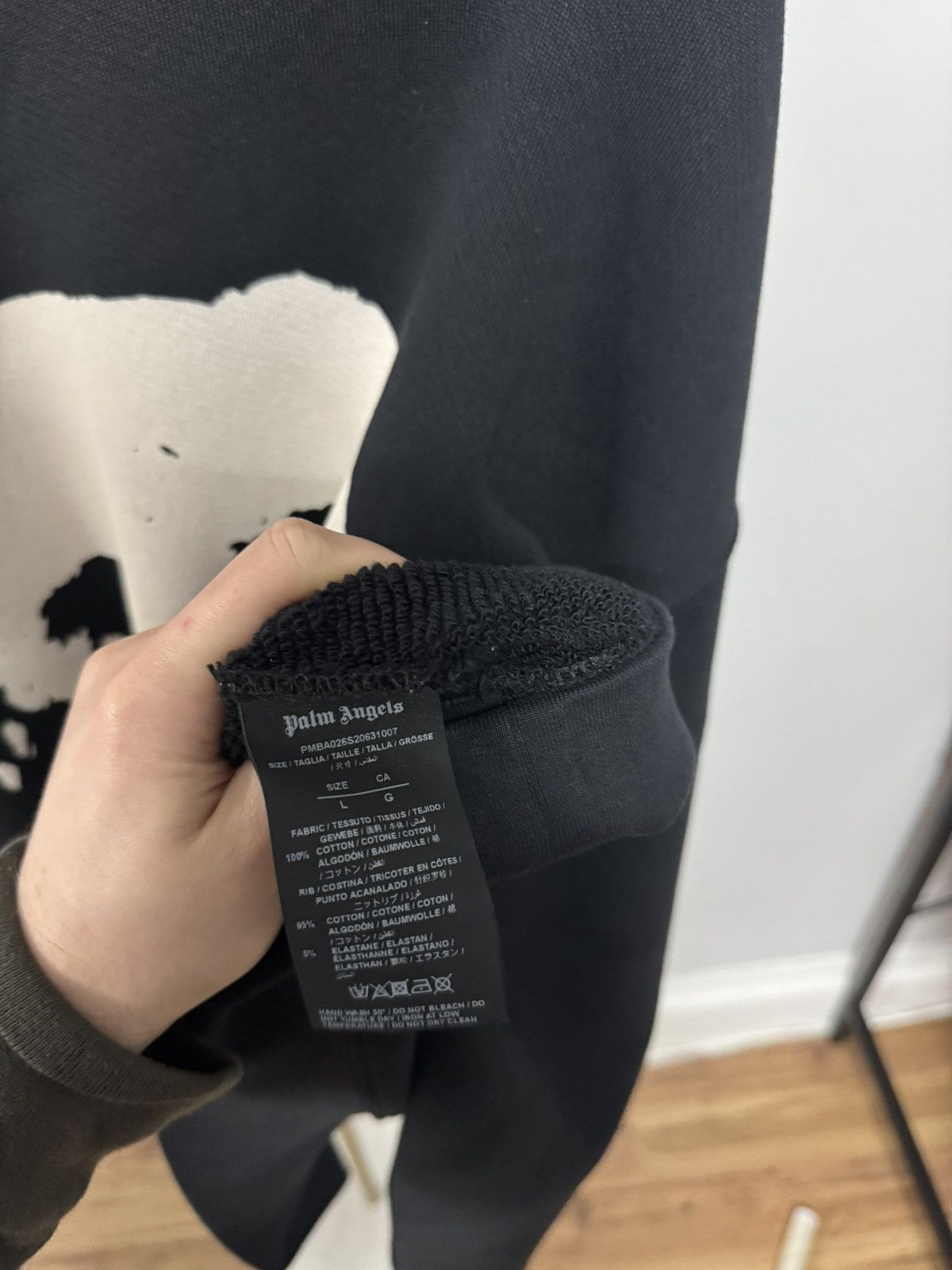 Palm Angels Skull And Flames Sweatshirt Size US L / EU 52-54 / 3 - 8 Thumbnail