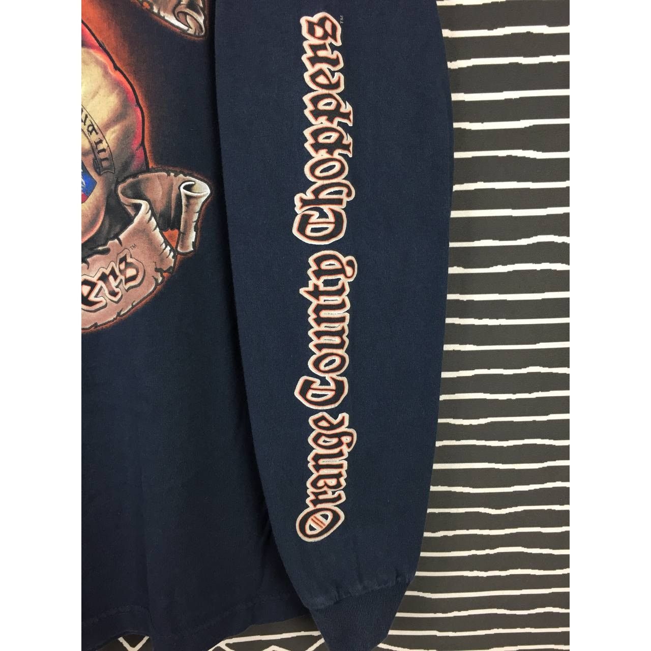 Other Vtg 00s Orange County Choppers Bulldog Biker Longsleeve Tee Size US L / EU 52-54 / 3 - 4 Thumbnail