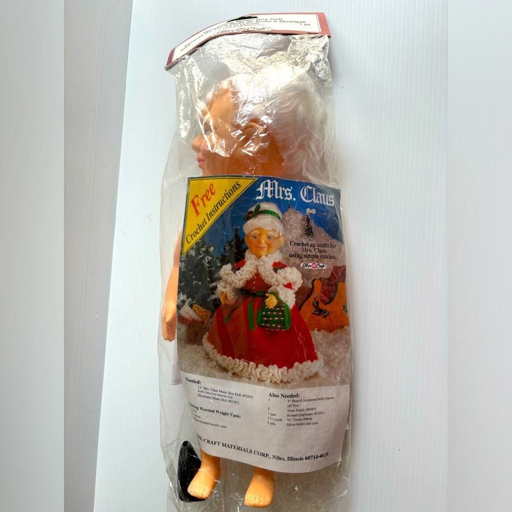 Designer Fiber Craft #3203 Mrs. Claus Doll Size ONE SIZE - 1 Thumbnail