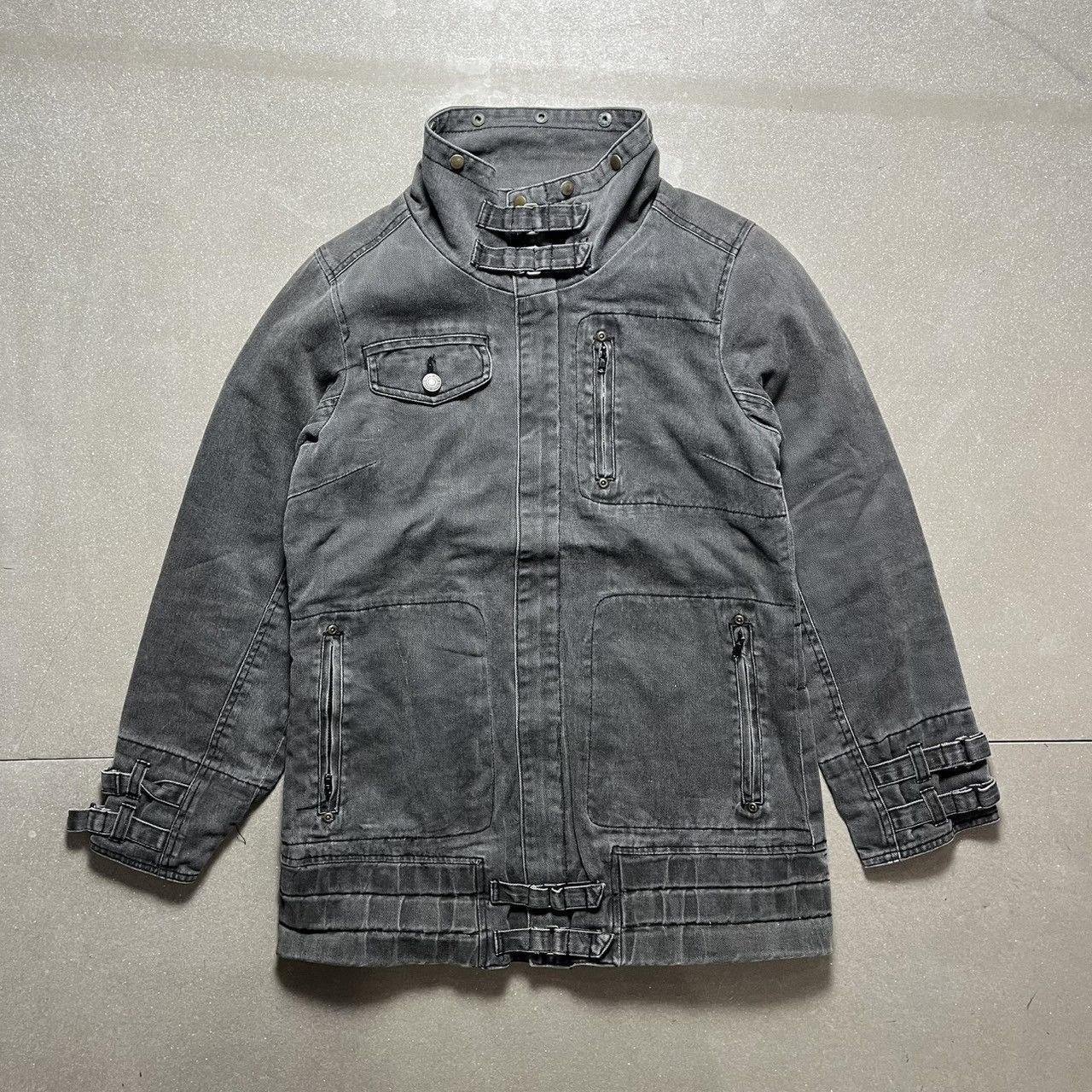 If Six Was Nine × Japanese Brand × Le Grande Bleu (L.G.B.) ALGONQUINS Japanese Punk Brand Multi Pocket Jacket Size US S / EU 44-46 / 1 - 1 Thumbnail