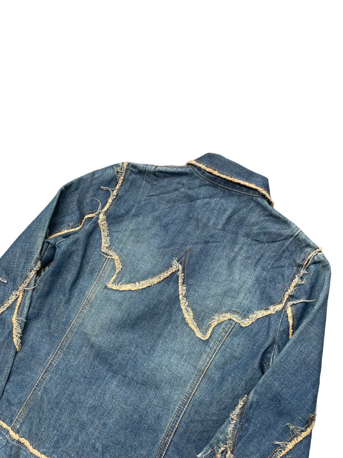 Japanese Brand Vivayou Custom Denim Jacket Size S / US 4 / IT 40 - 6 Thumbnail