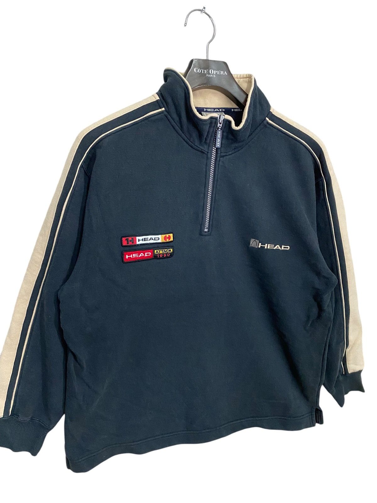Japanese Brand Y2k streetwear Head halfzip jacket pullover size m Size US M / EU 48-50 / 2 - 5 Thumbnail