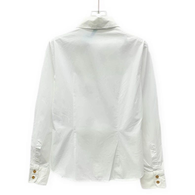 Vivienne Westwood Vivienne Westwood White embroidered cotton single-breasted Size S / US 4 / IT 40 - 2 Thumbnail