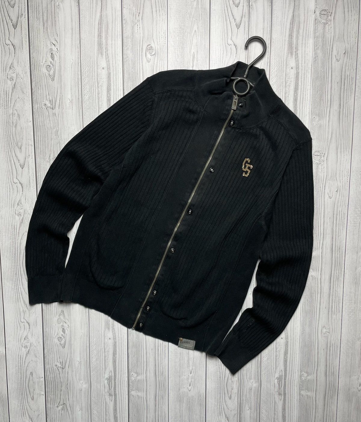 G-Star × Vintage Vintage G-Star Raw zip sweater size M/L avant-garde Y2K Size US M / EU 48-50 / 2 - 1 Thumbnail