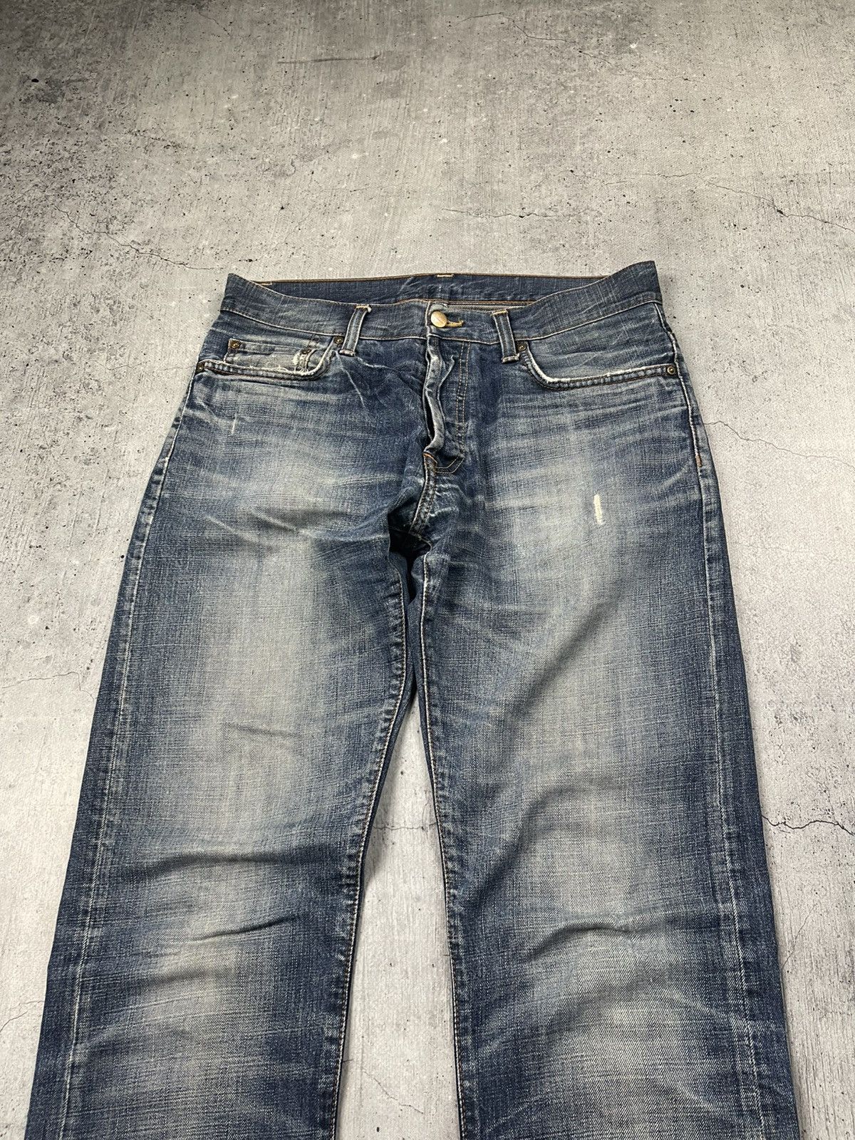 Carhartt Crazy Vintage 90s Carhartt Jeans Relaxed Fit Light Wash Work Size US 31 - 7 Thumbnail