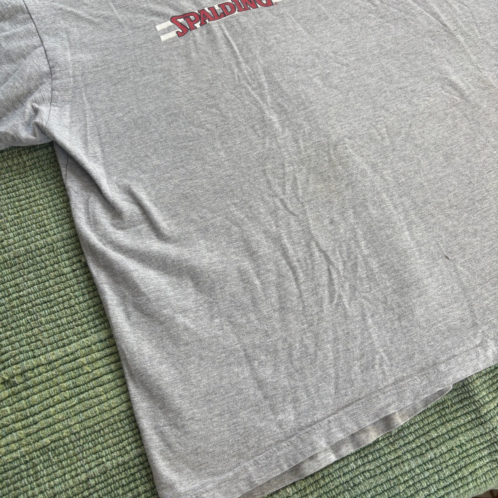 Spalding × Vintage Vintage 90s Spalding basic gray sports tee shirt size L Size US L / EU 52-54 / 3 - 5 Thumbnail