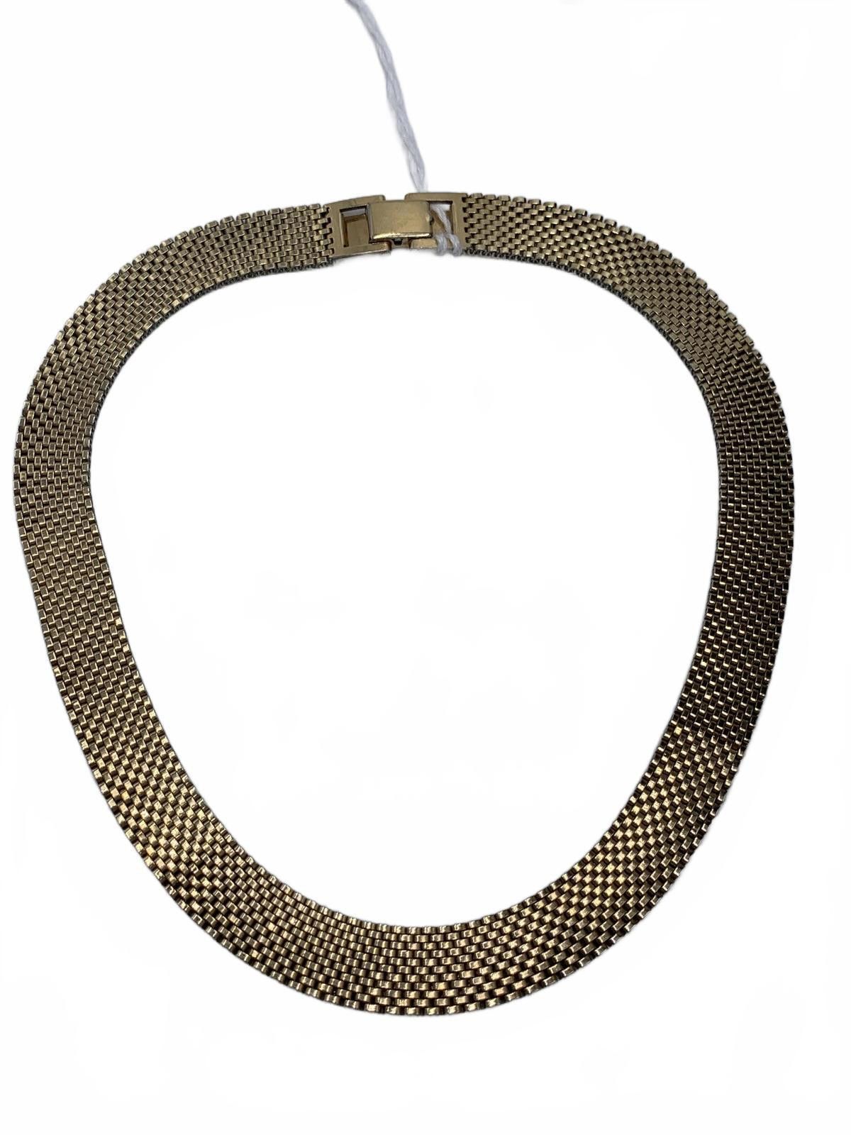 Nanamica 1/20 12K Gold Filled Nanasi mesh collar Necklace Size ONE SIZE - 1 Thumbnail