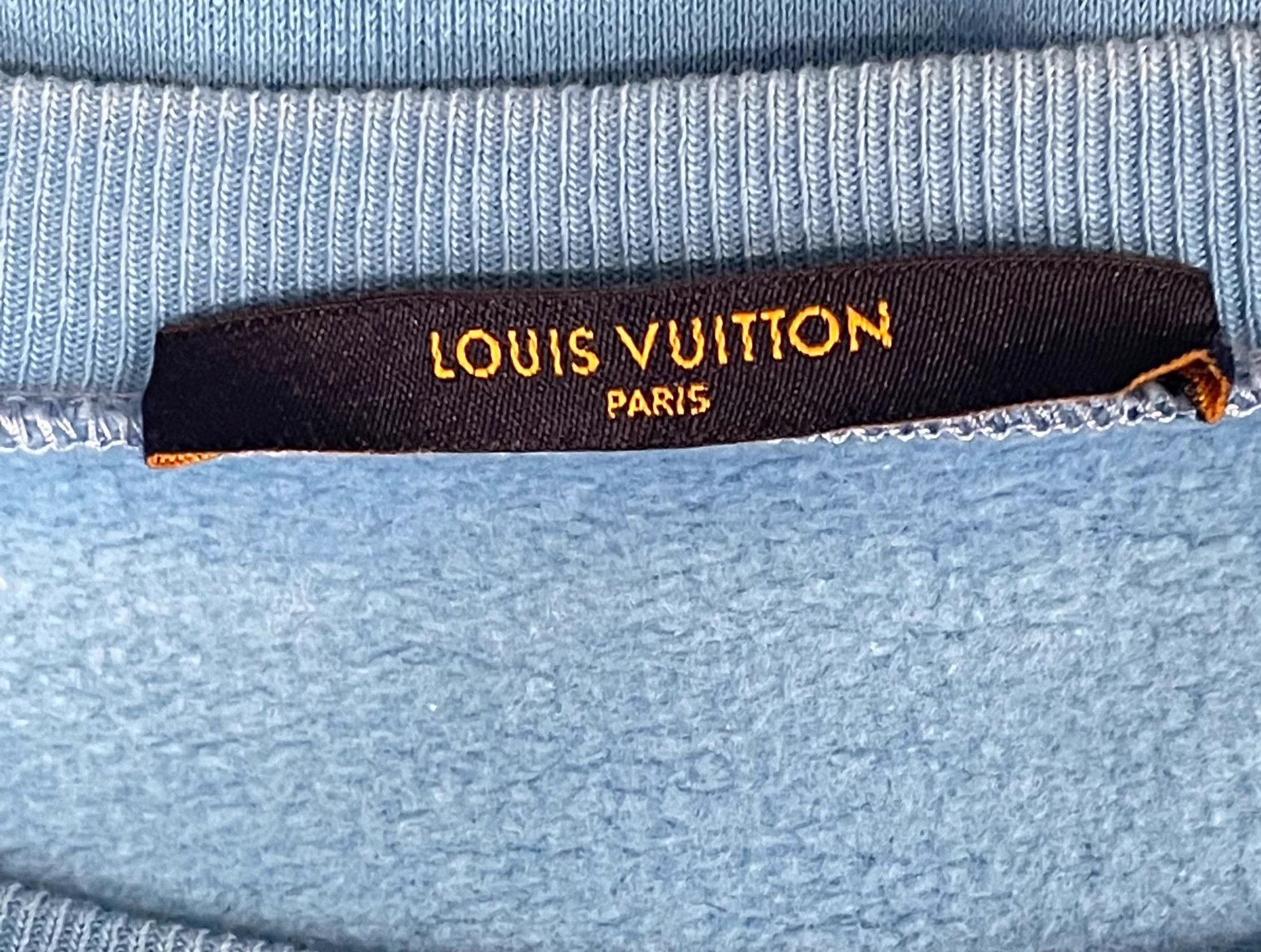 Louis Vuitton LV SS22 Logo Print Crewneck Size M Size US M / EU 48-50 / 2 - 5 Thumbnail
