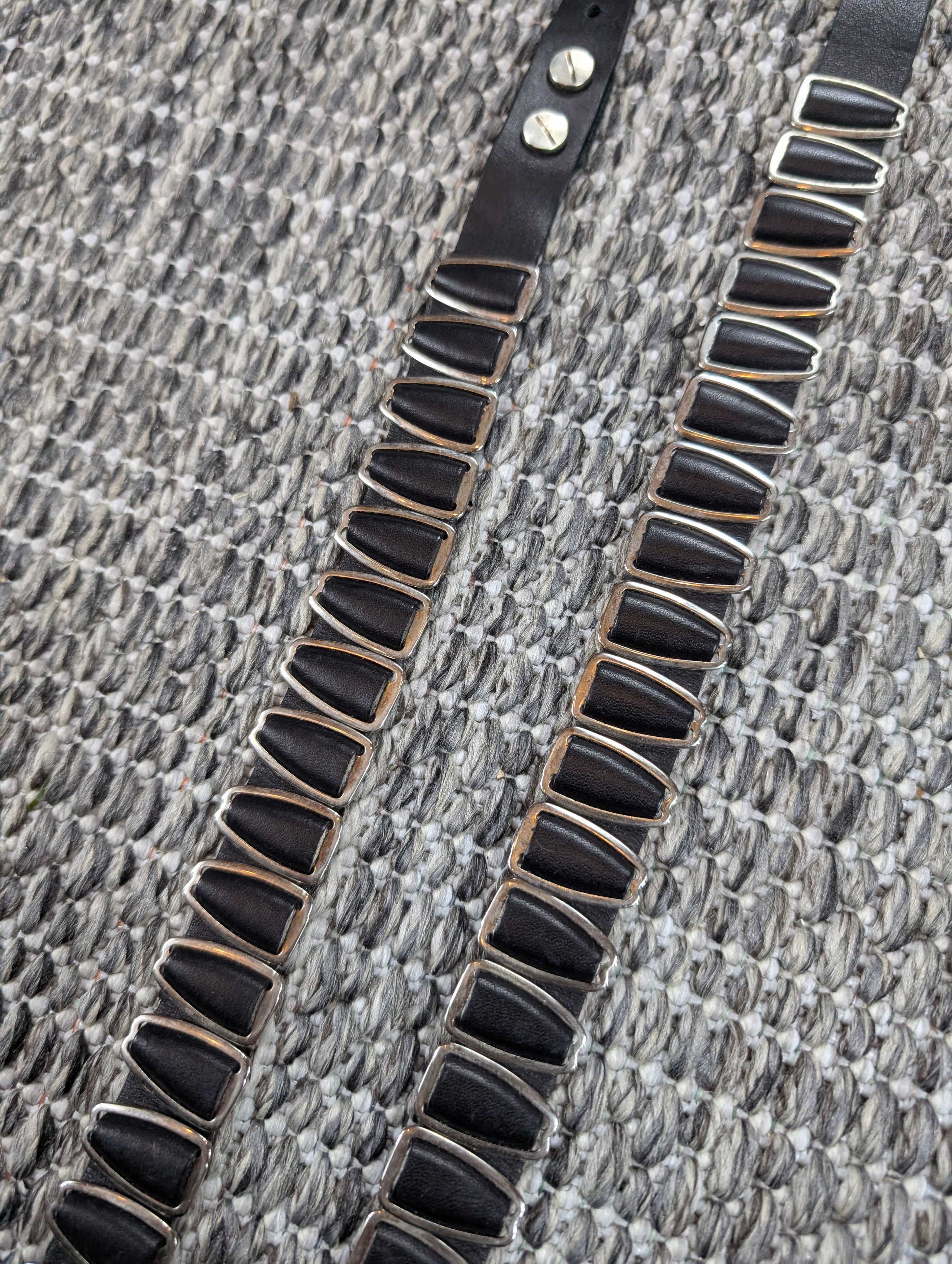 Balmain Balmain 2011 Hybrid Chain/Leather Roller Coaster Belt Size ONE SIZE - 5 Thumbnail