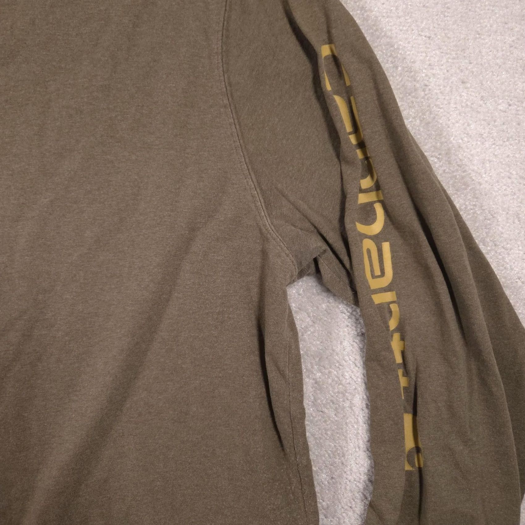 Carhartt Carhartt Mens 2XL Green Long Sleeve Workwear Shirt Graphic Tee Tagless Size US XXL / EU 58 / 5 - 4 Thumbnail