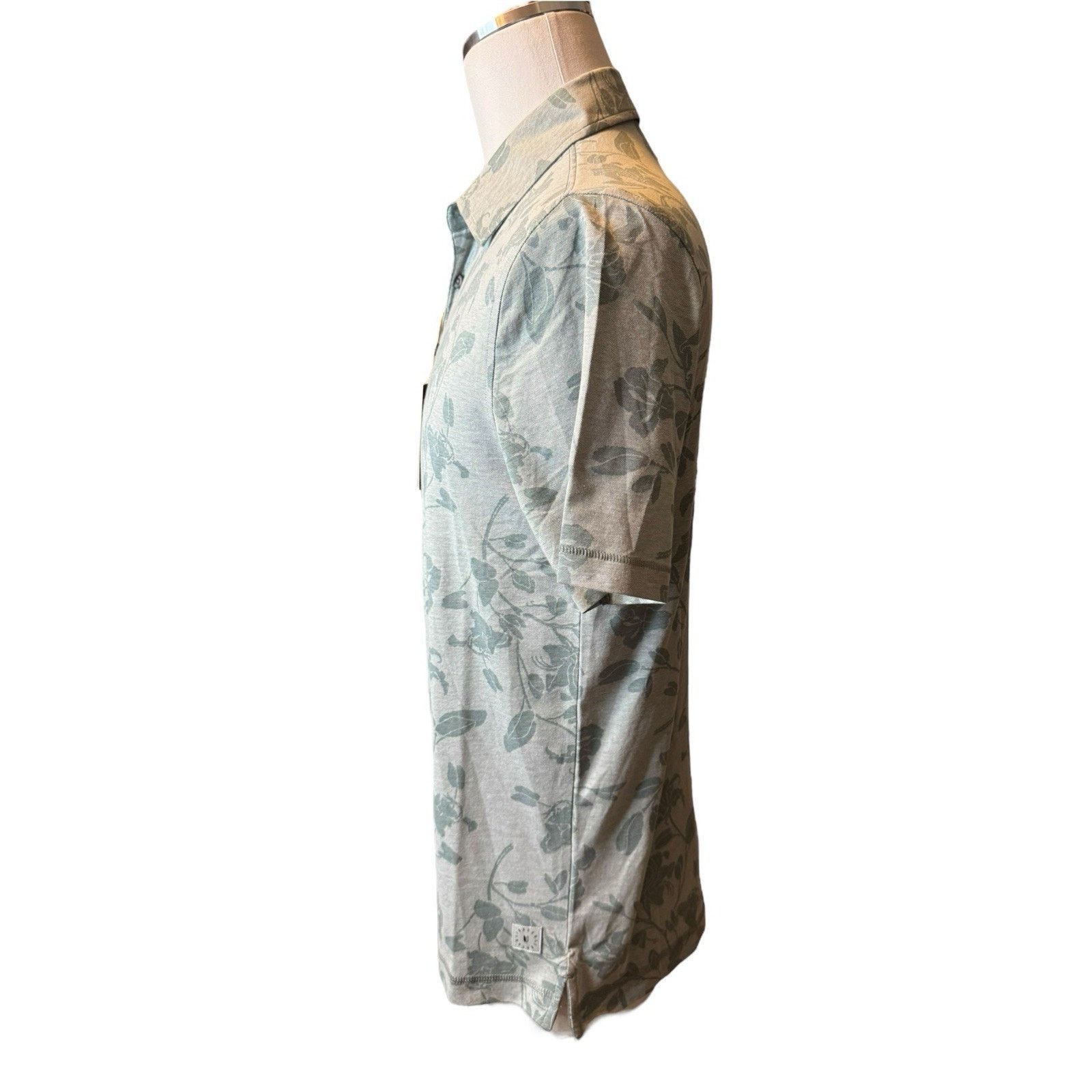 Other Linksoul NEW Golf Floral Print Polo Shirt Casual Gray Size US S / EU 44-46 / 1 - 3 Thumbnail