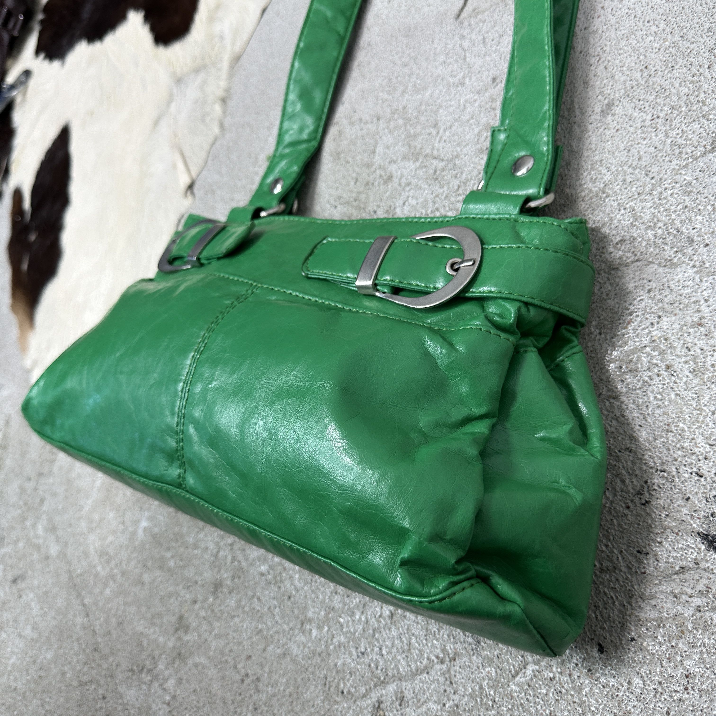 Vintage Vintage Avant Garde Grunge Green Bag Y2K Size ONE SIZE - 3 Thumbnail