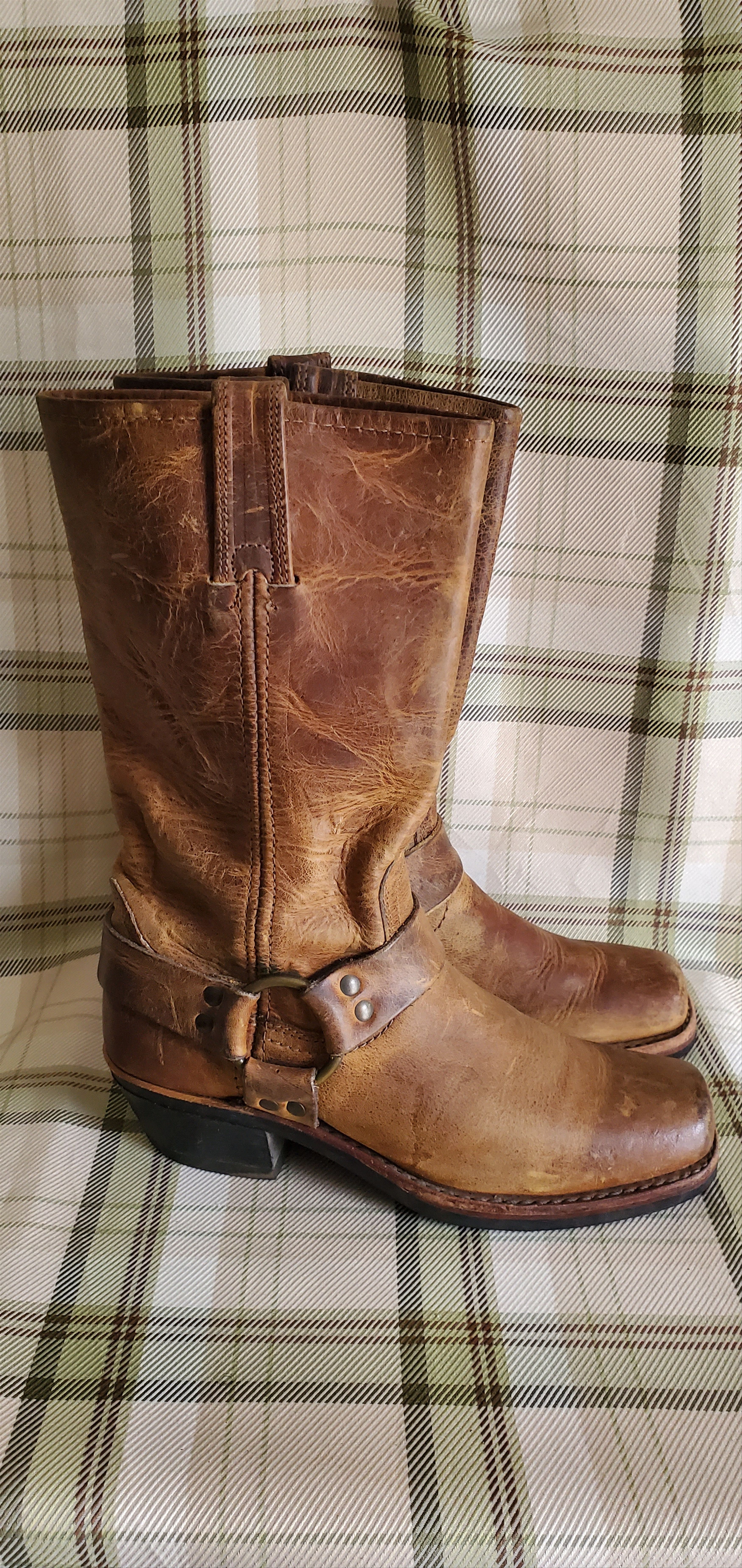 Frye Frye Engineer Pull On Biker Boots Size US 6 / IT 36 - 1 Thumbnail