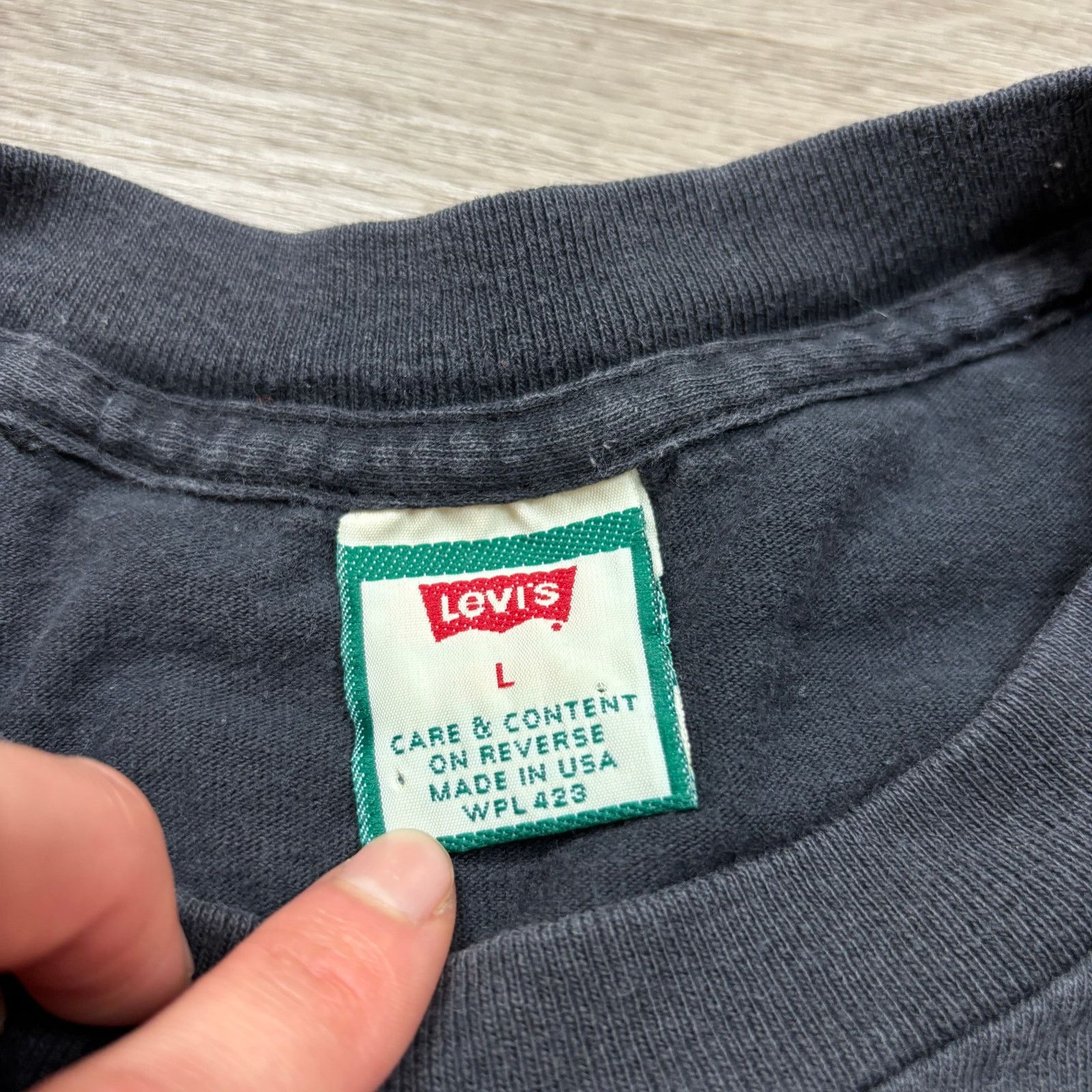 Levi's × Vintage VTG 1992 Levi's Straight N Narrow Single Stitch Shirt Mens L Size US L / EU 52-54 / 3 - 7 Thumbnail