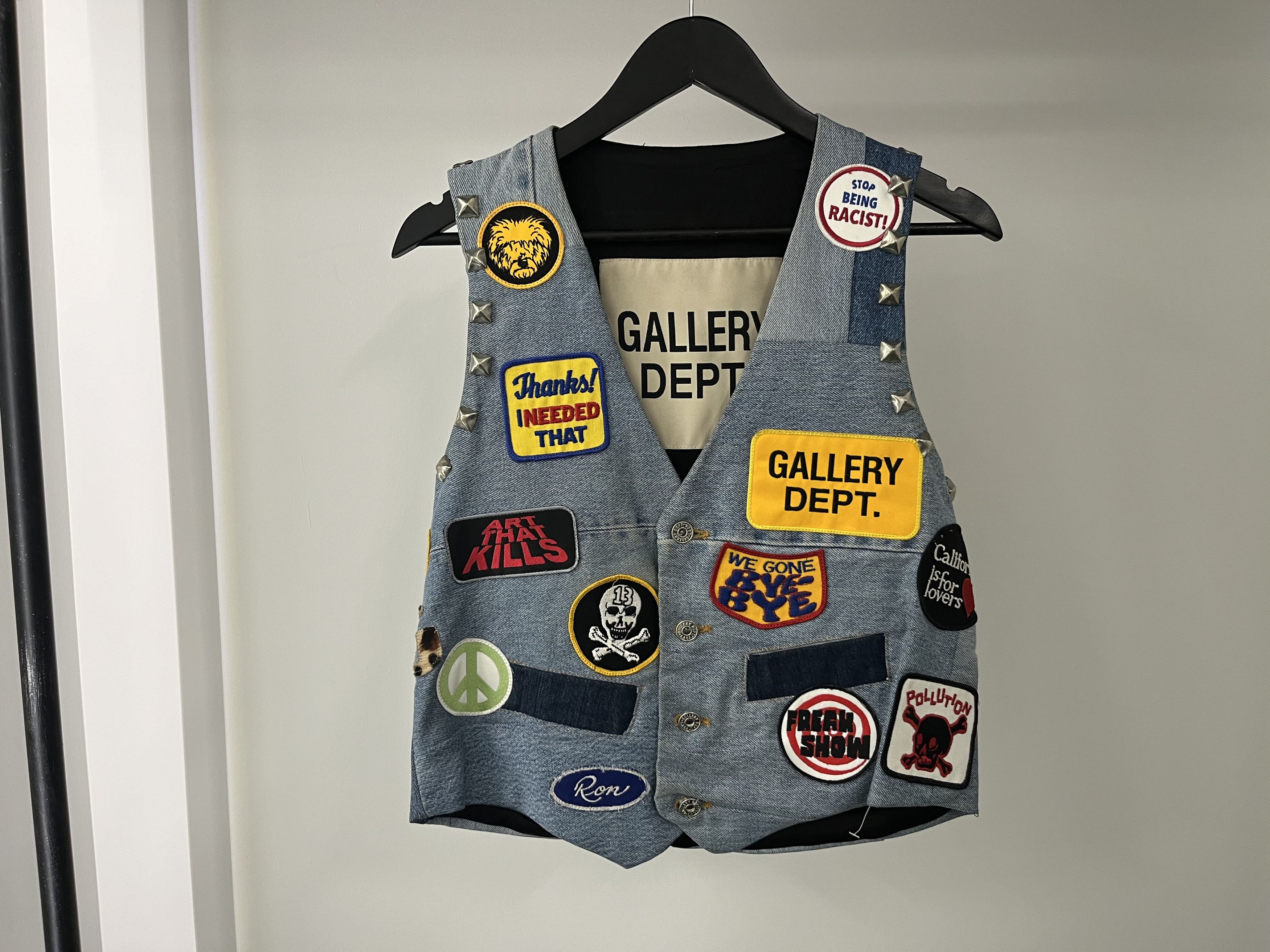 Gallery Dept. Rotten Gilet Patch Denim Vest Size US XS / EU 42 / 0 - 1 Thumbnail