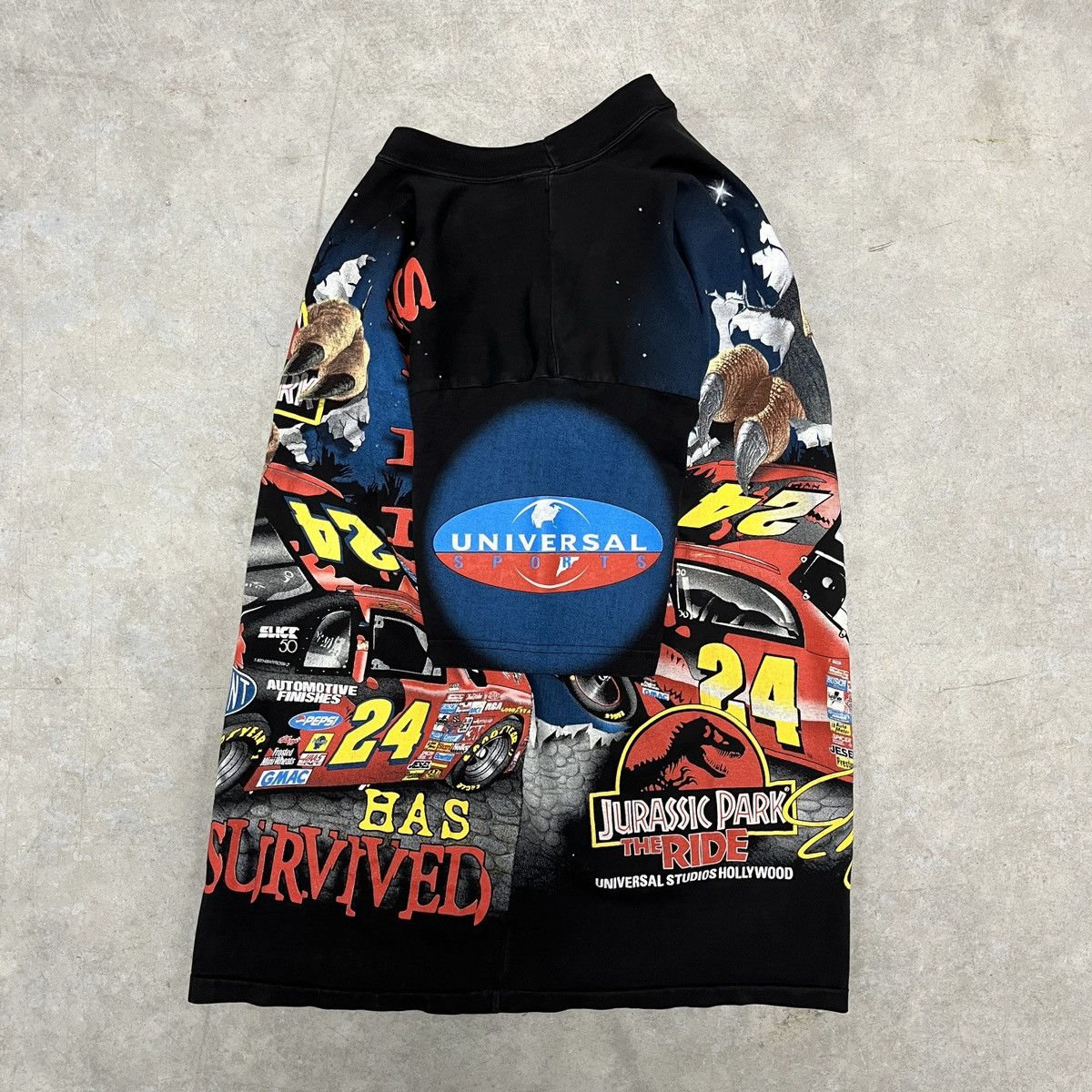 Chase Authentics Vintage Jurassic Park Nascar All Over Print Shirt Size US L / EU 52-54 / 3 - 4 Thumbnail
