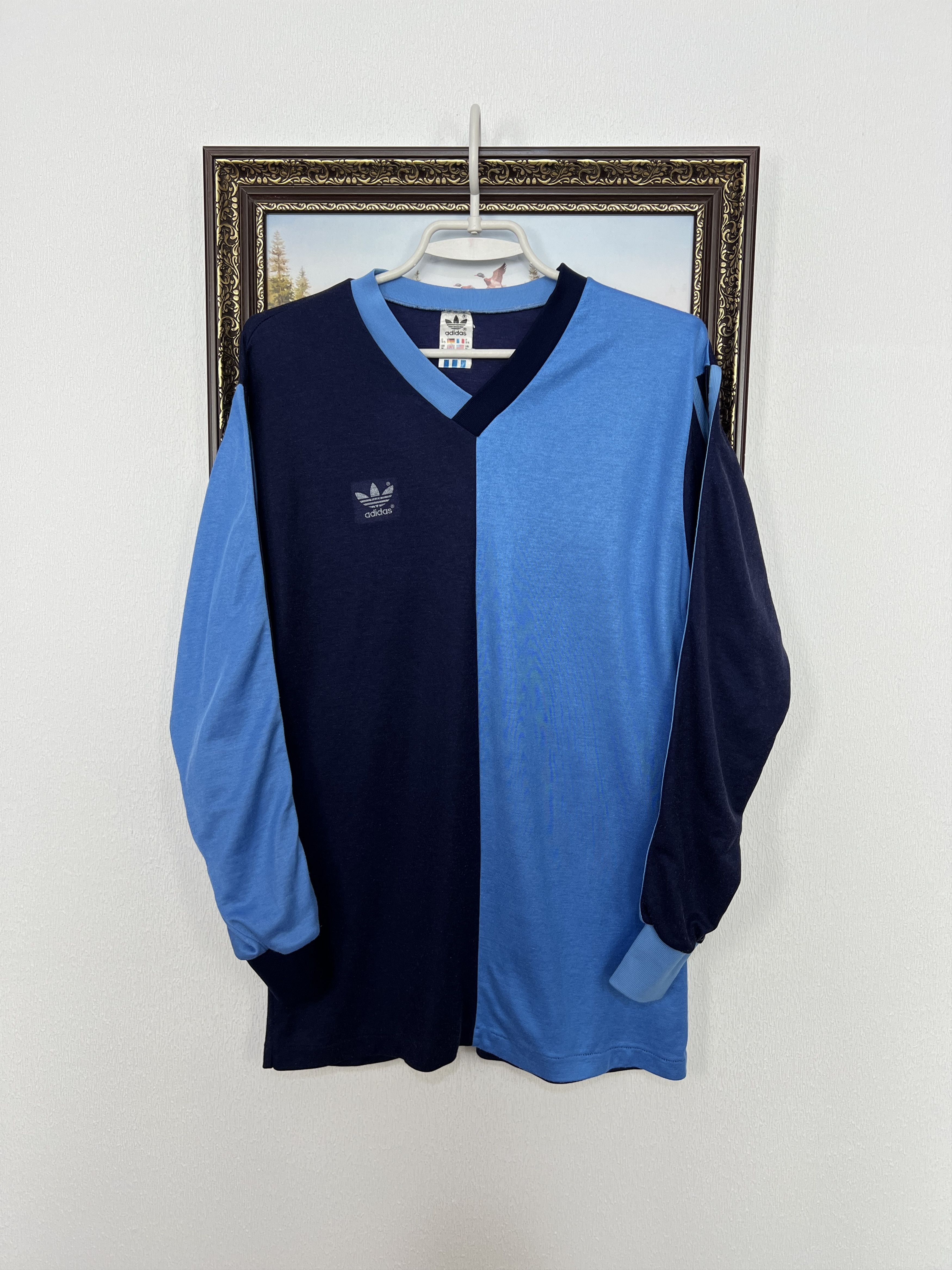 Adidas Vintage 80's Adidas West Germany Football Template Shirt Size US M / EU 48-50 / 2 - 1 Thumbnail