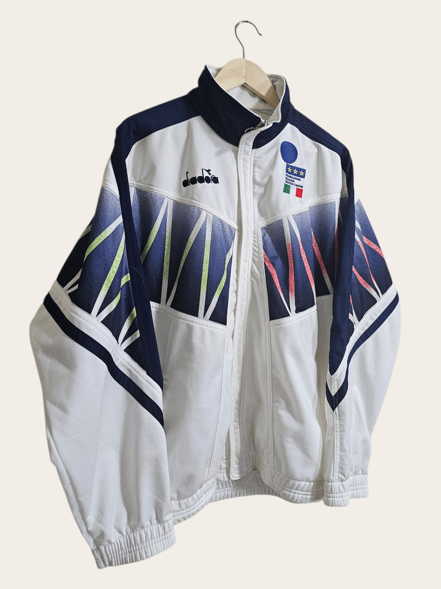 Diadora Italy Diadora 90's Warm Up Jacket Size US XL / EU 56 / 4 - 2 Thumbnail