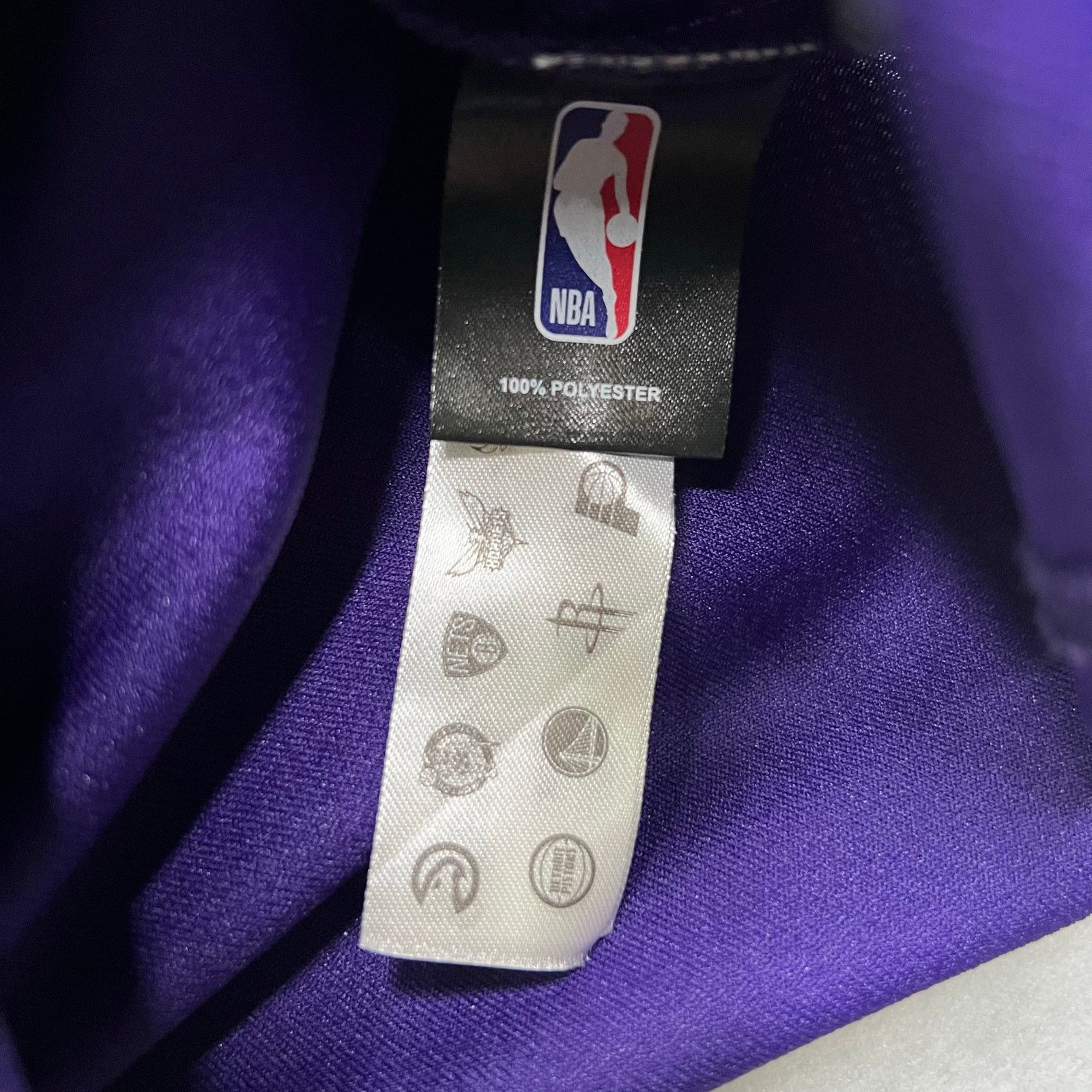 NBA Devin Booker Phoenix Suns 1 Jersey NBA Purple Swingman M Size US M / EU 48-50 / 2 - 8 Thumbnail