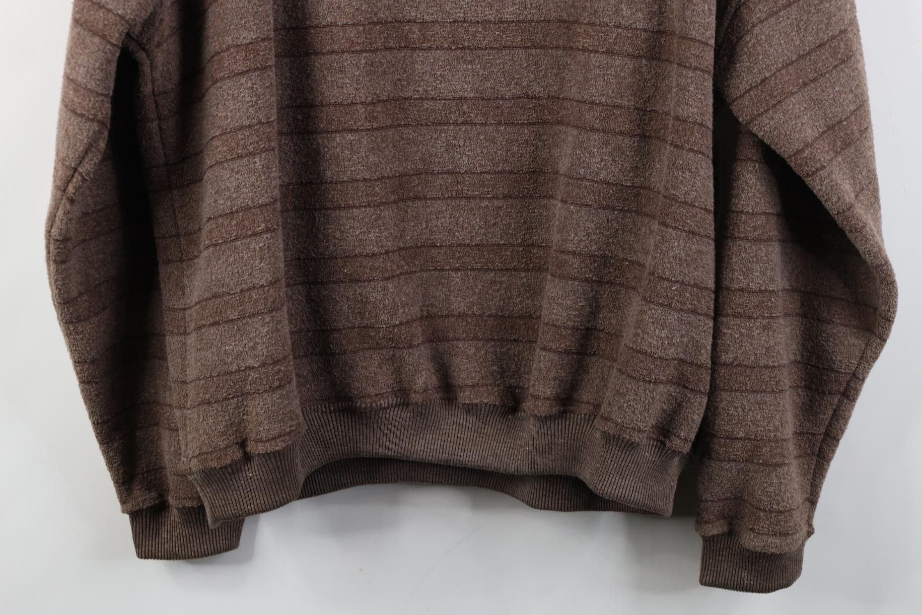 Vintage Vintage 90s Streetwear Fleece Collared Pullover Sweater Size US XL / EU 56 / 4 - 12 Thumbnail
