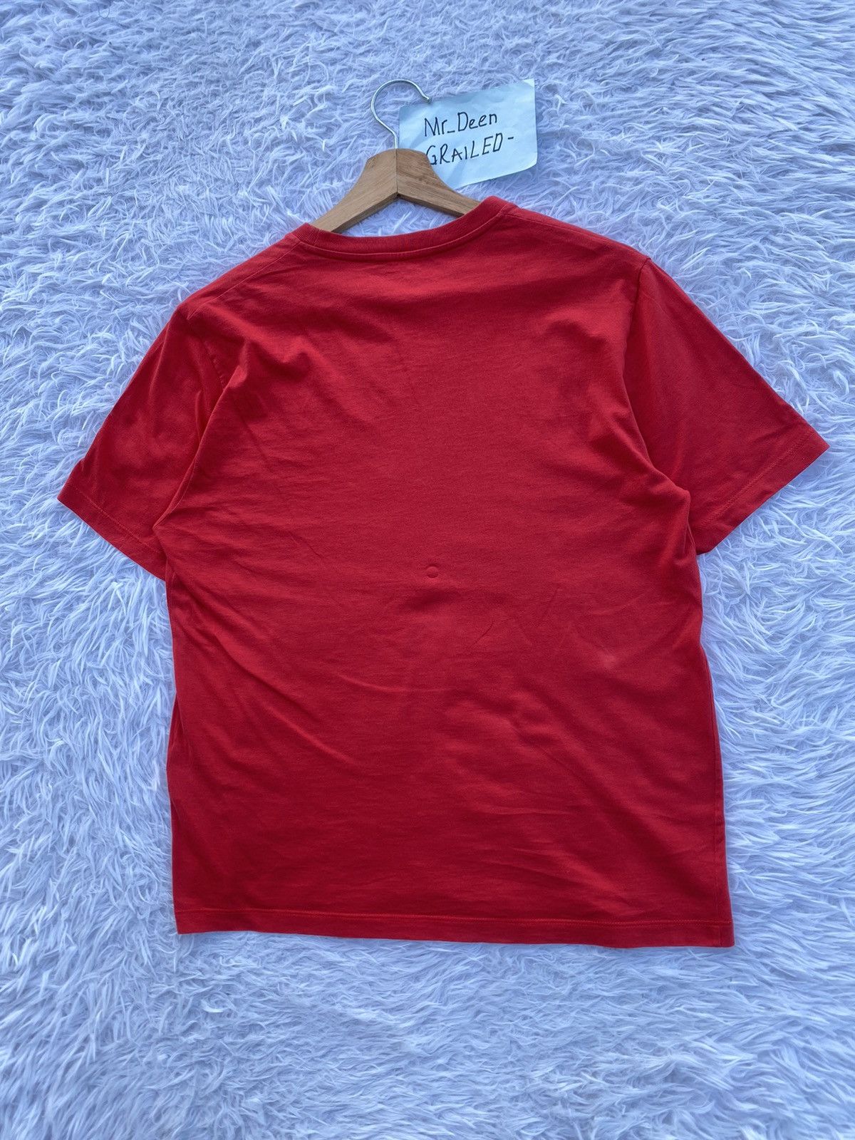 Prada Rare Vintage Prada Small Logo Red Tshirt Size US S / EU 44-46 / 1 - 18 Thumbnail