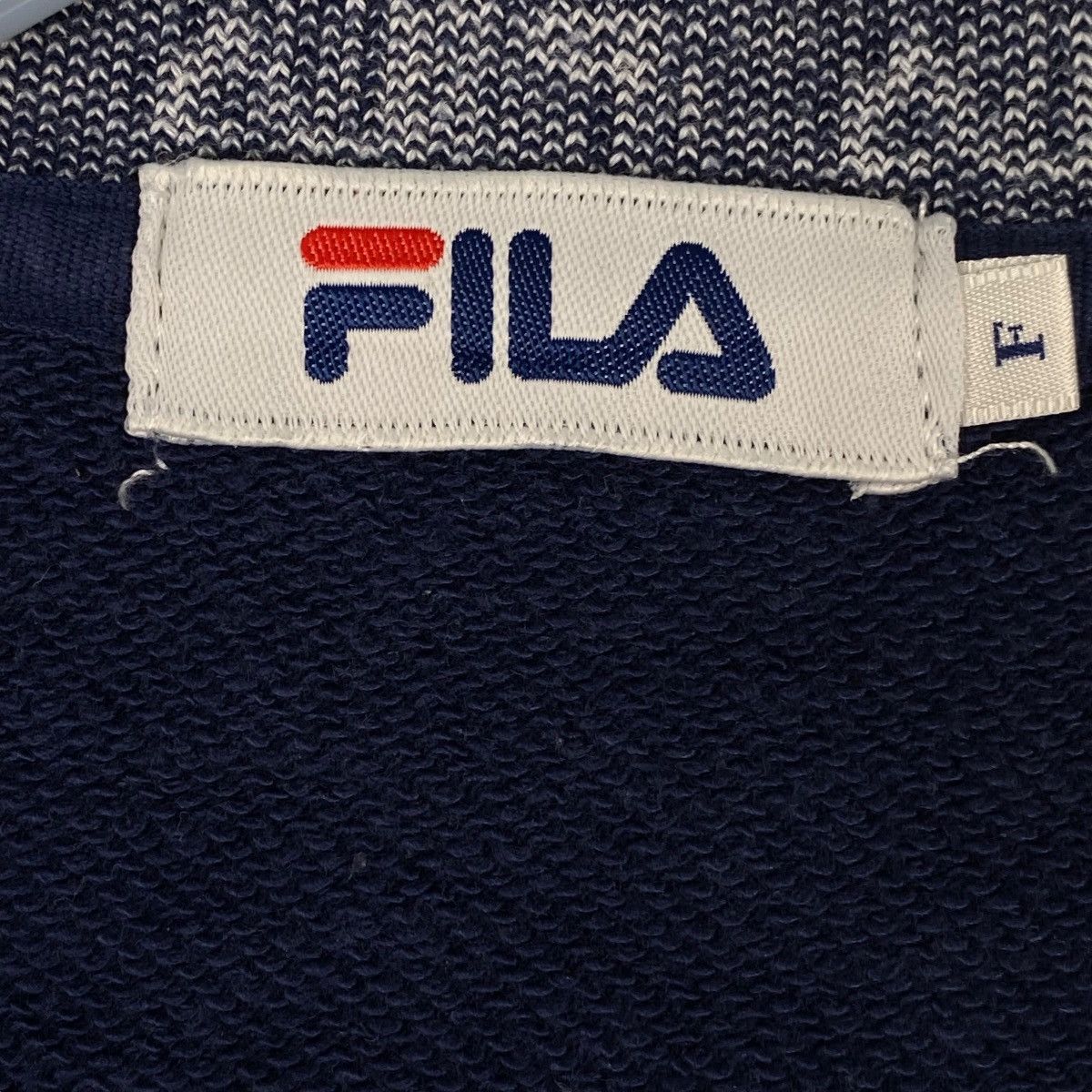 Fila × Vintage Vintage Fila Printed Logo Navy Blue Pullover Jumper Size S Size US S / EU 44-46 / 1 - 5 Thumbnail