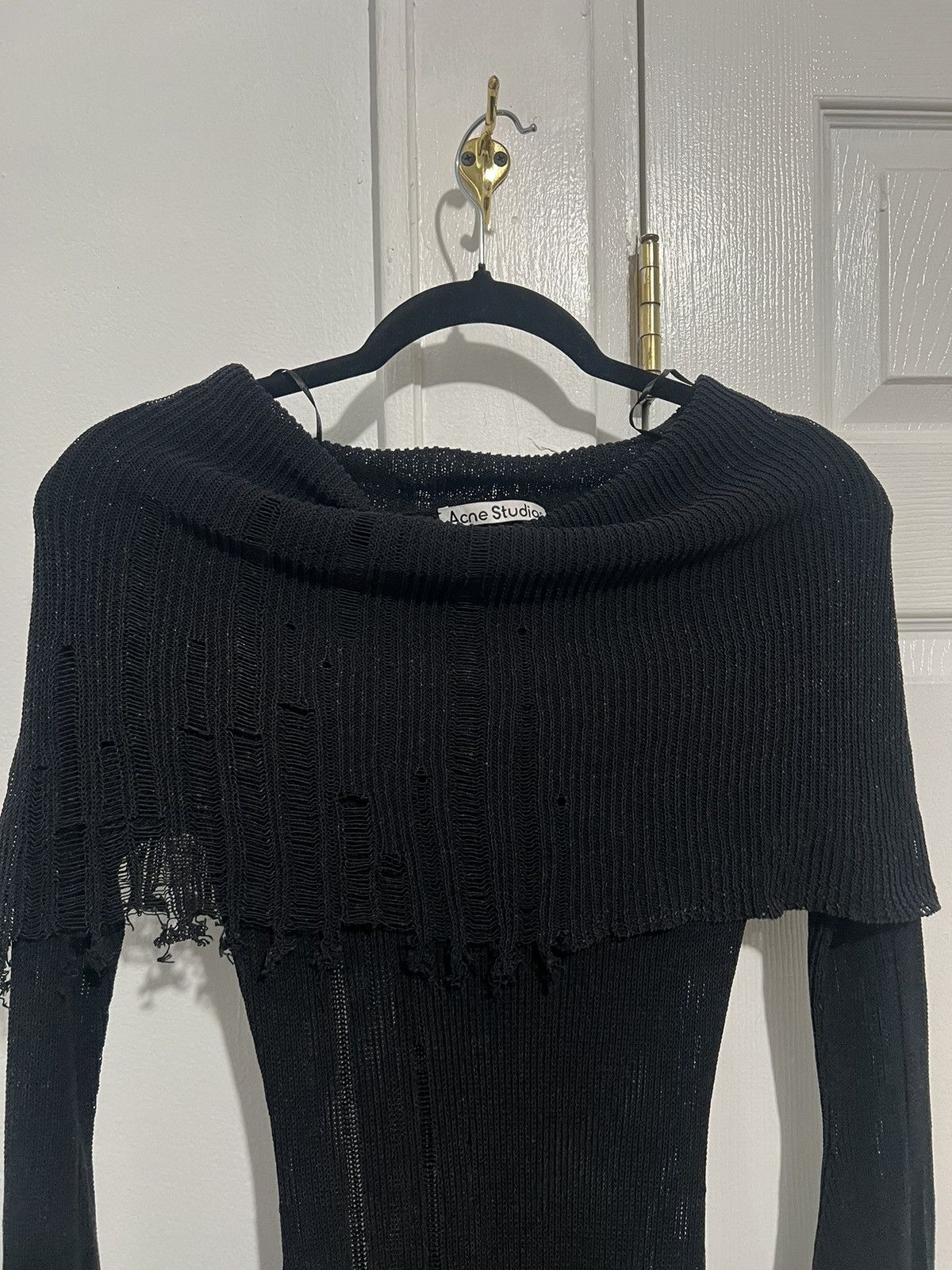 Acne Studios Acne Studios Open Knit Dress Size S / US 4 / IT 40 - 10 Thumbnail