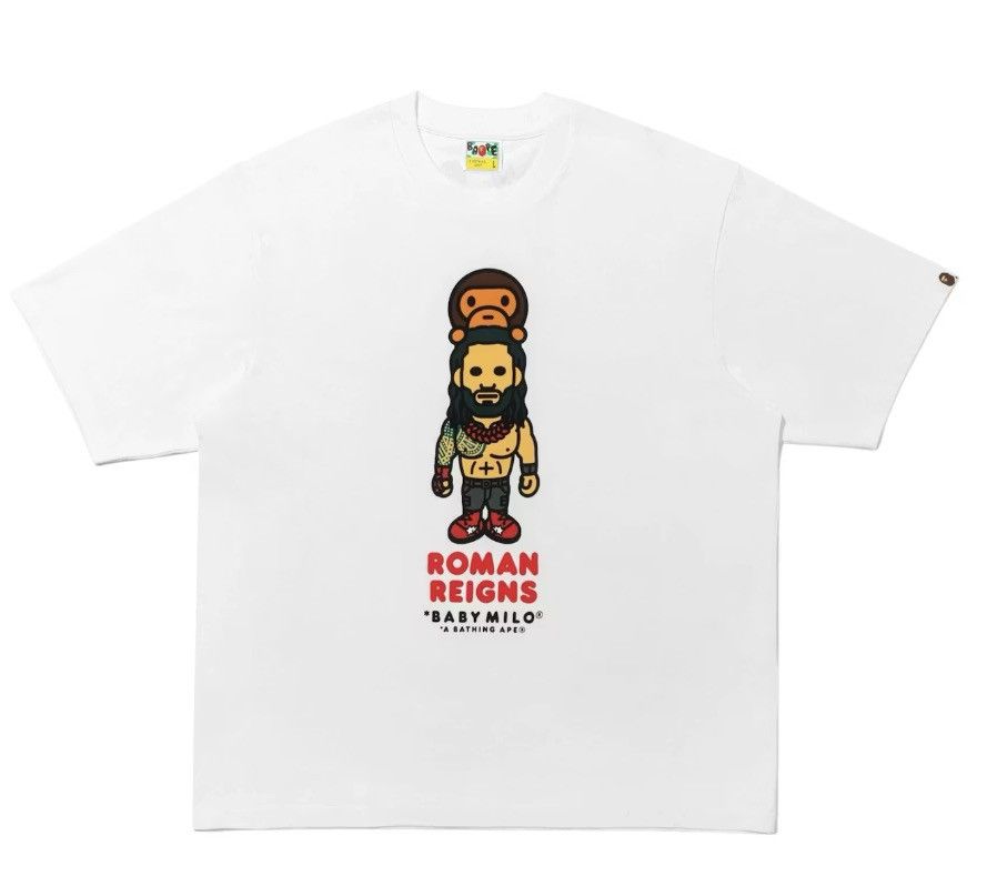 Bape BAPE X FANATICS X WWE TOMAN REIGNS BABY MILO TEE FIT SIZE XL Size US XL / EU 56 / 4 - 1 Thumbnail