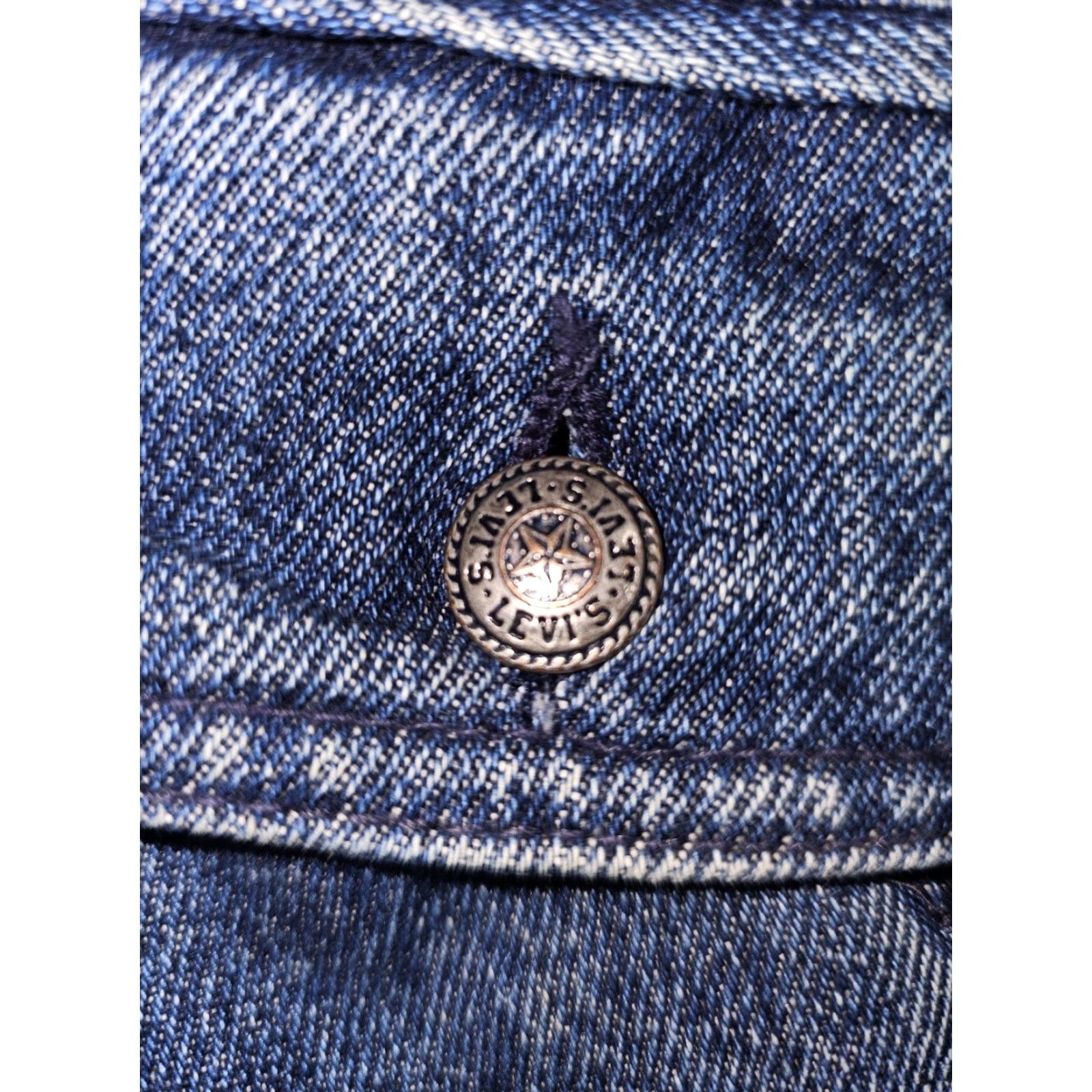 Levi's VINTAGE Levi's Trucker Jacket Denim Blue Sherpa Lined Made in USA Mens L Size 80s - Size US L / EU 52-54 / 3 - 6 Thumbnail