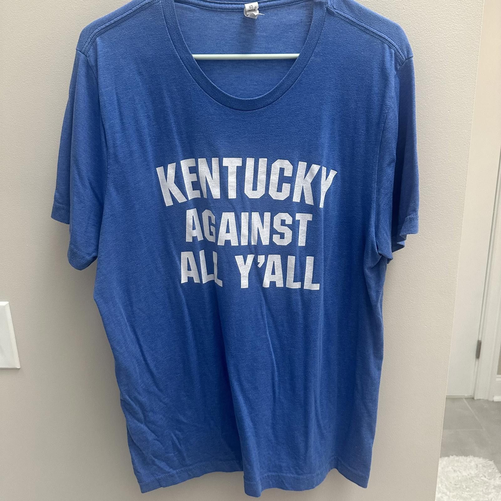 Designer Kentucky Against All Y'all Graphic Tee - Size XL Size XL / US 12-14 / IT 48-50 - 1 Thumbnail