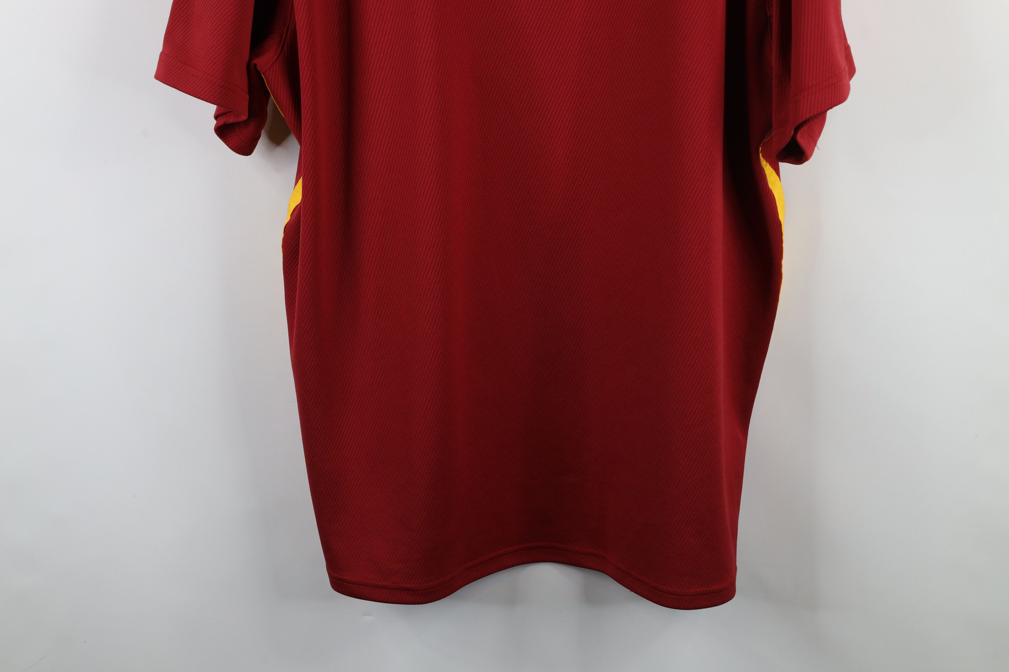 Nike × Vintage Nike Dri-Fit Iowa State University Collared Golf Polo Red Size US XXL / EU 58 / 5 - 3 Thumbnail