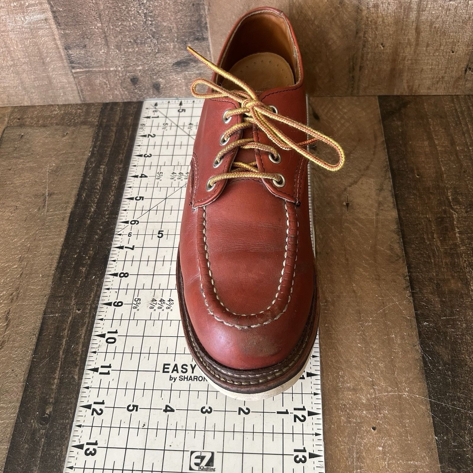 Red Wing 8103 Oro Russet Moc Toe Leather Work Boots Mens 9 D