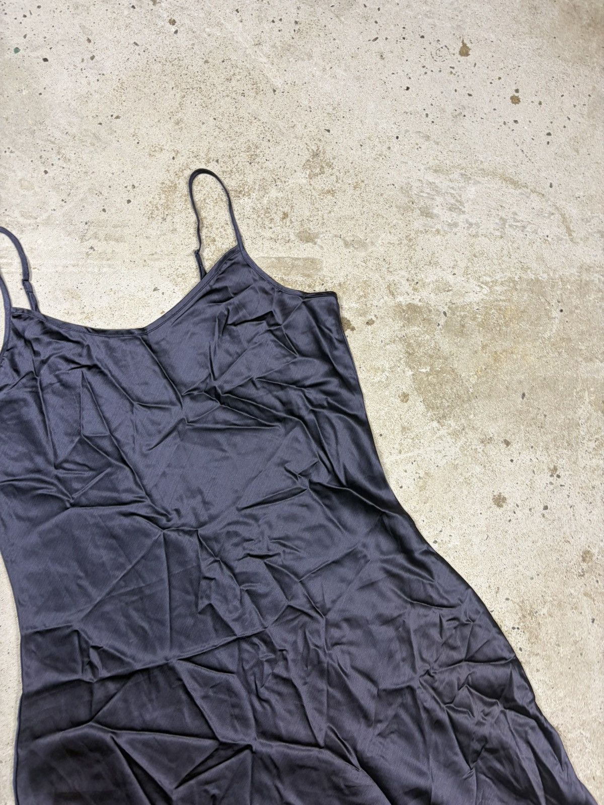 John Galliano Vintage 2000s John Galliano Nylon Purple Slip Dress Size M / US 6-8 / IT 42-44 - 6 Thumbnail