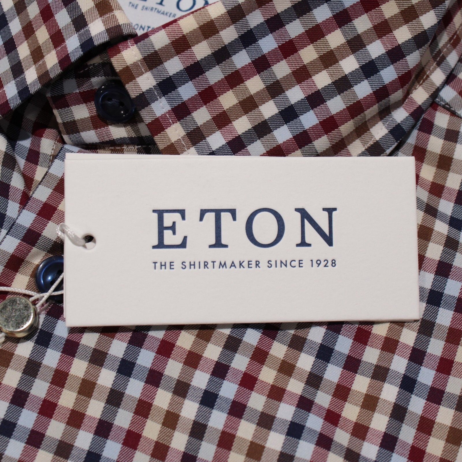 Eton Eton New with tags Shirt Size L US In Red Size US L / EU 52-54 / 3 - 2 Thumbnail