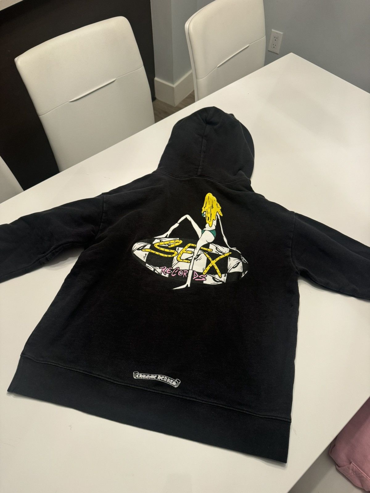 ta Chrome Hearts SEX RECORDS パーカー Lサイ Pre-owned] CHROME HEARTS Sex Records Hoodie/Pullover Hoodie