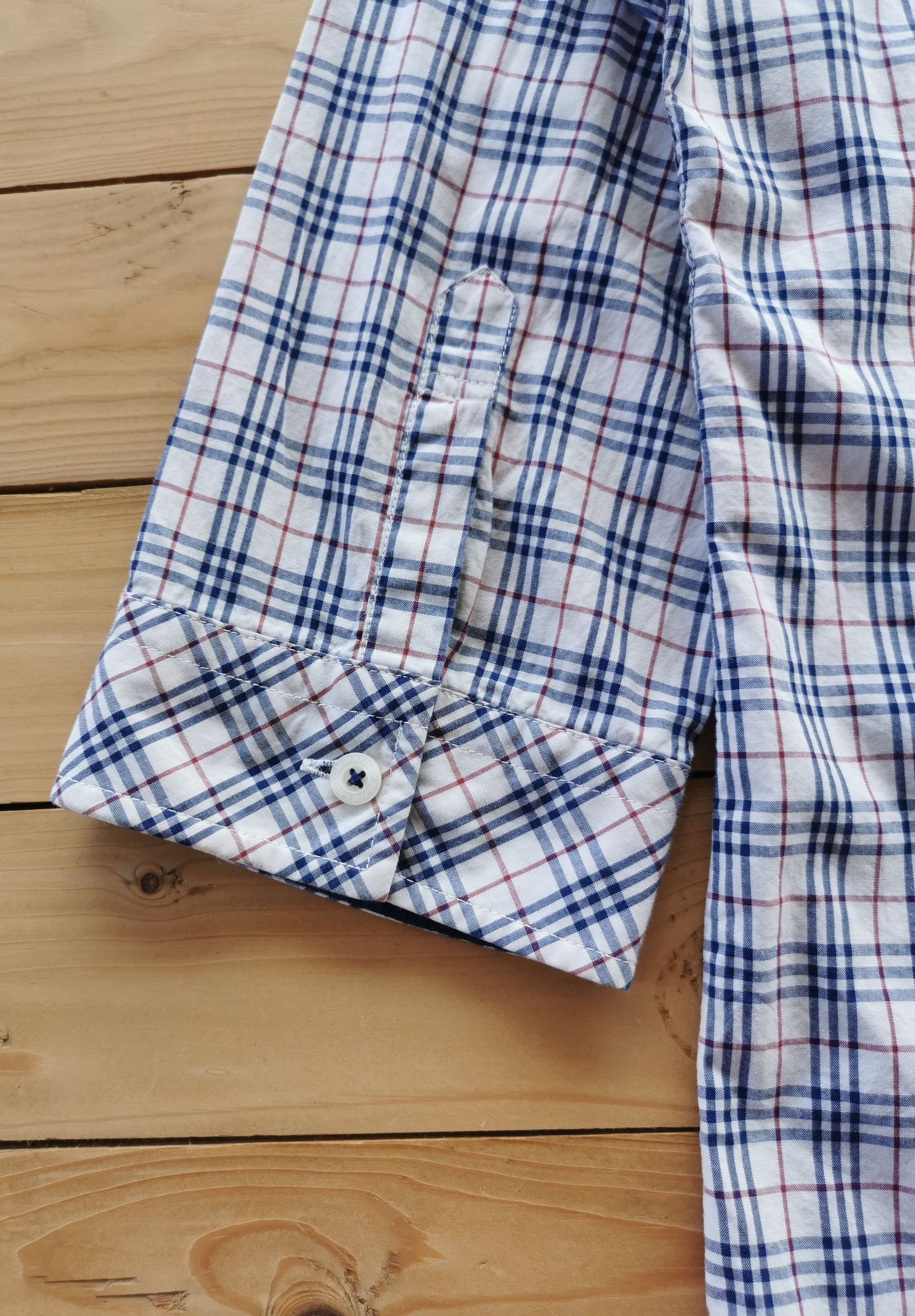 Burberry Burberry Nova Check Raglan Button Up Shirts Size US M / EU 48-50 / 2 - 7 Thumbnail