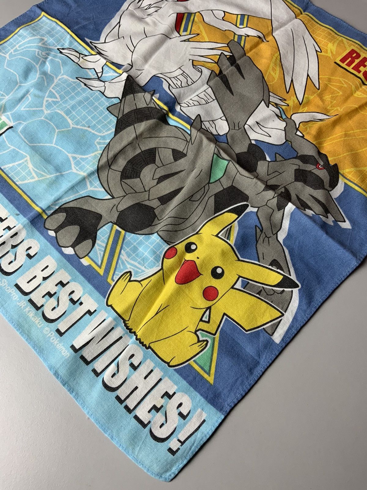 Nintendo Pokemon Zekrom Reshiram Handkerchief Size ONE SIZE - 3 Thumbnail