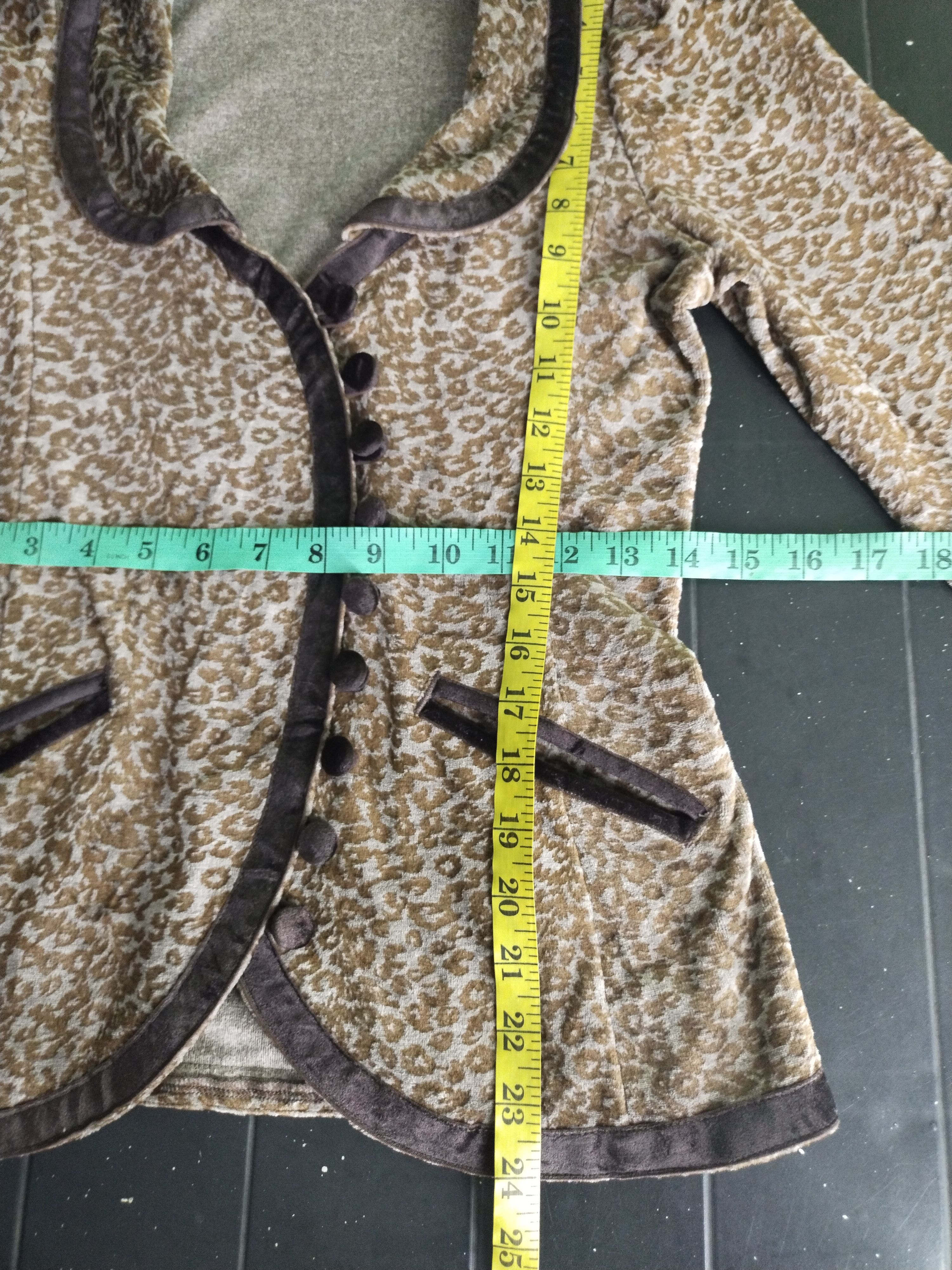 Hysteric Glamour Hysteric Vtg Tiger Dress Jacket Star Acrylic BRW Leopard Size S / US 4 / IT 40 - 13 Thumbnail