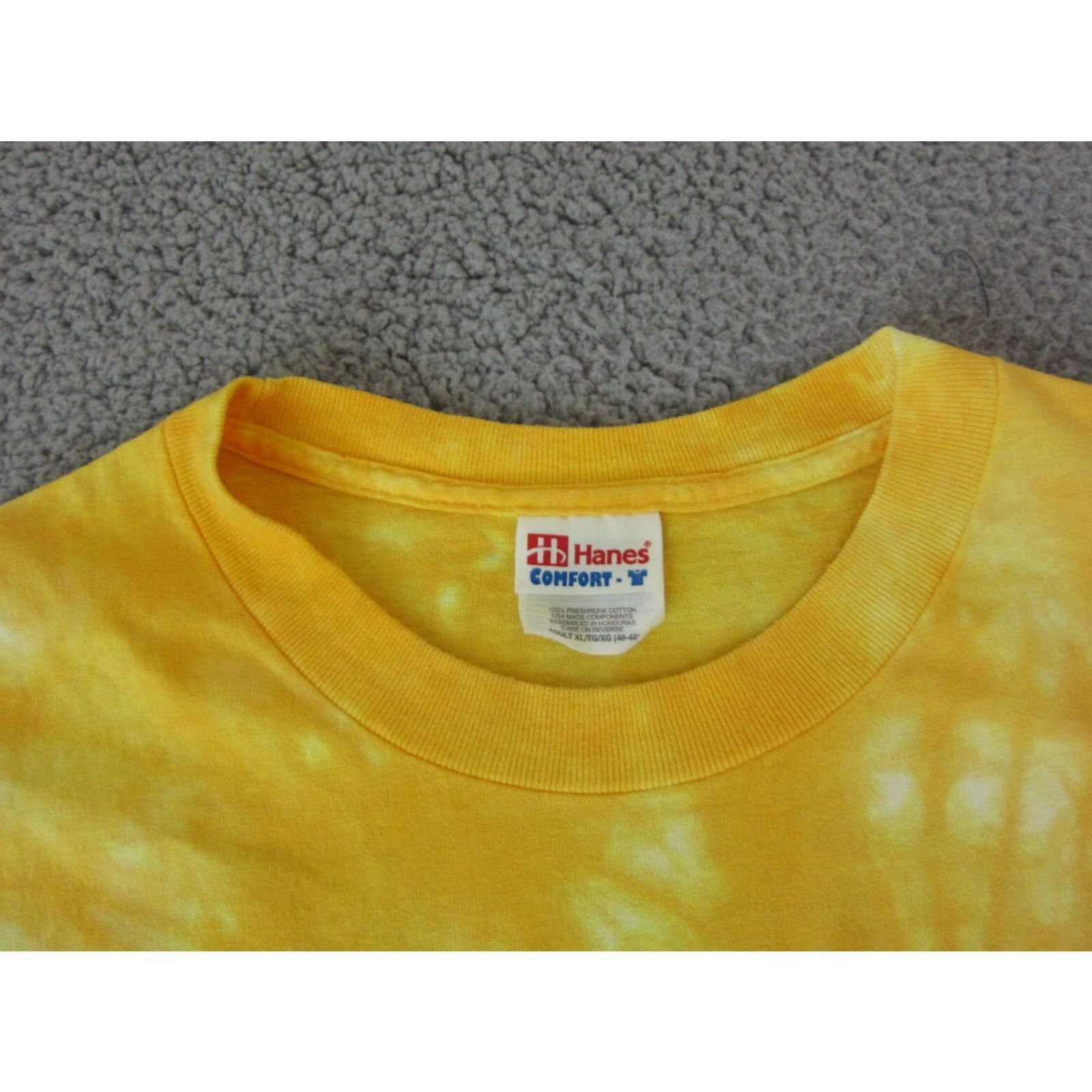 Hanes VINTAGE Hanes Wrestling Shirt Adult XL Gold 80s School Mens Short Sleeve Crew Neck T-Shirt Size US XL / EU 56 / 4 - 3 Thumbnail
