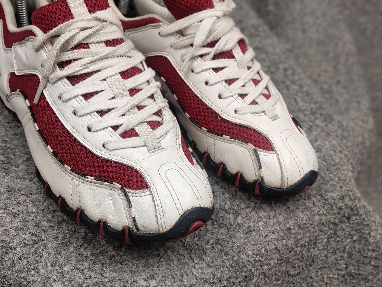 Rare Vintage Diesel Y2K Style Colorful Red Logo Sneakers