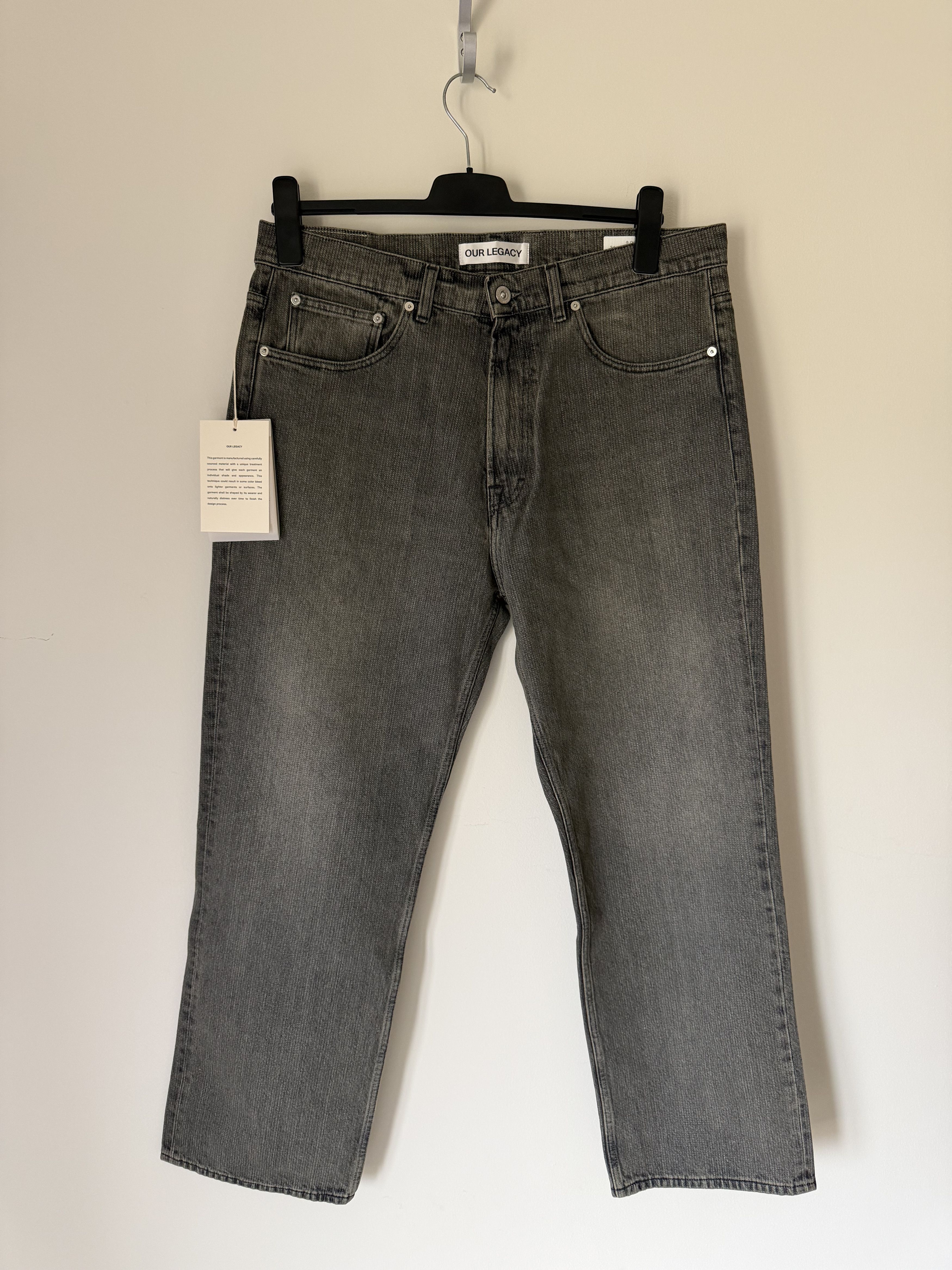 Our Legacy Our Legacy Third Cut Jeans in Ash Dust Chain Twill Size US 34 / EU 50 - 1 Thumbnail