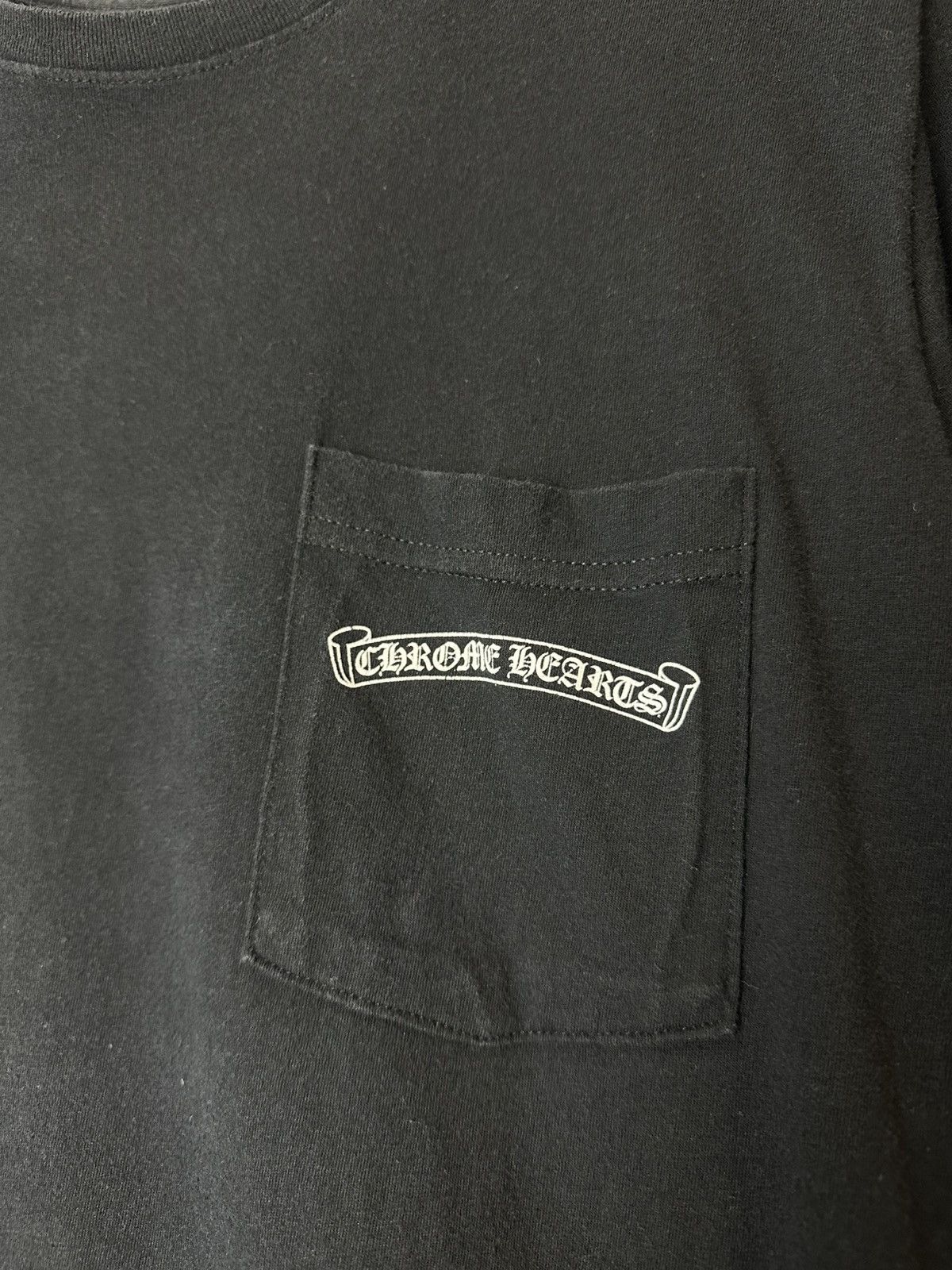 Chrome Hearts Chrome Hearts Scroll Floral Jumbo Cross Pocket Tee Size US M / EU 48-50 / 2 - 4 Thumbnail