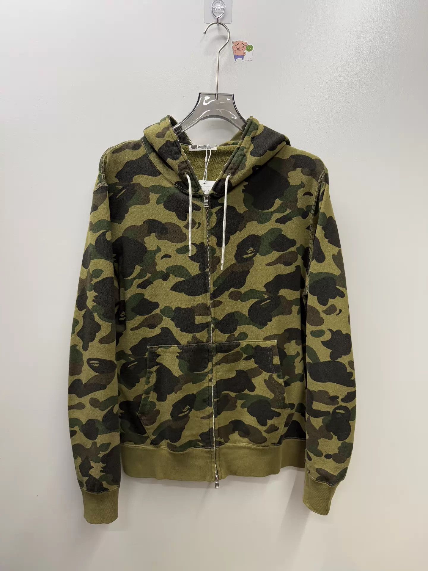Bape Bape Classic Green Camo Zip Hoodie XL Size XL / US 12-14 / IT 48-50 - 1 Thumbnail