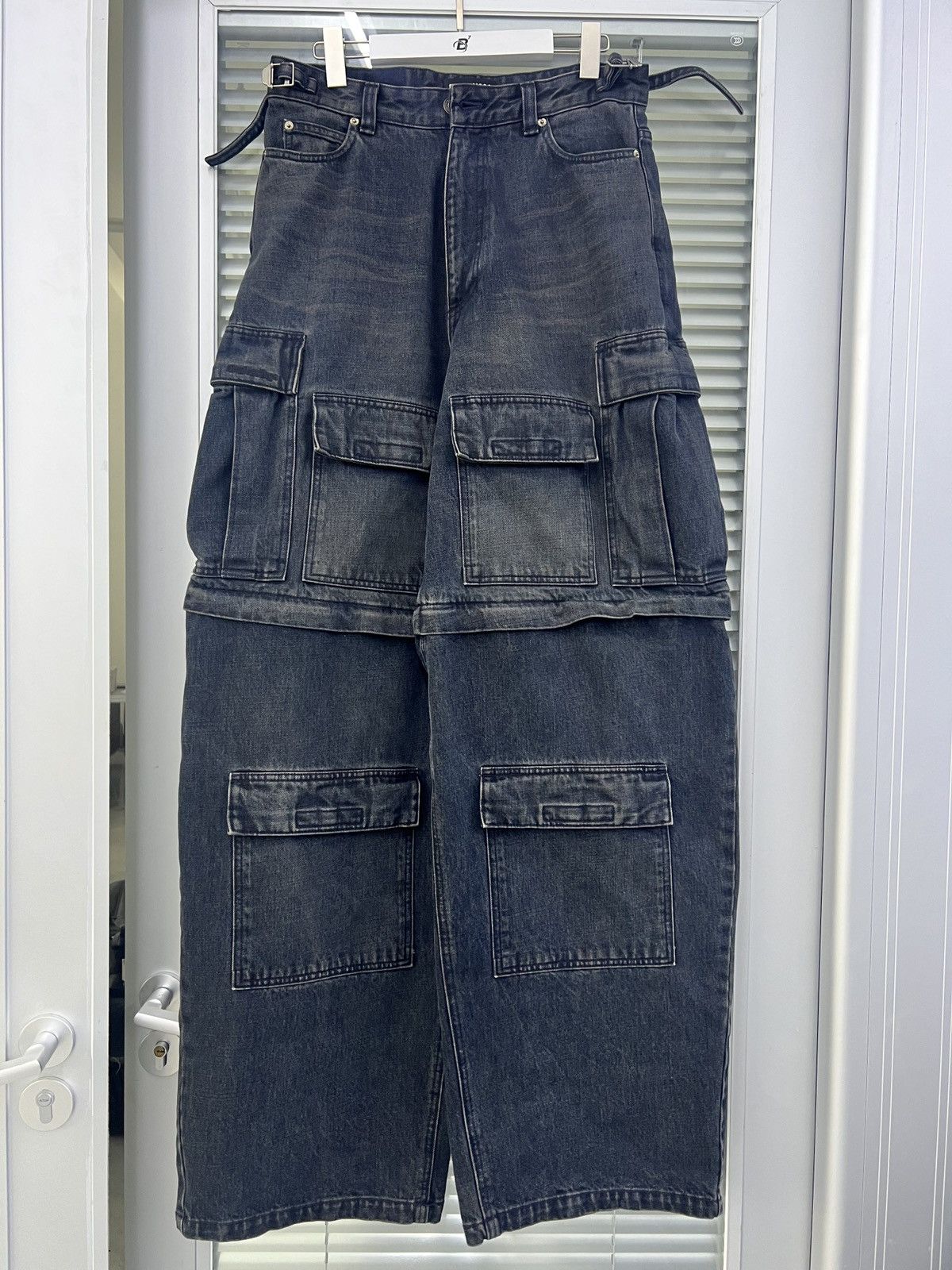 Balenciaga Balenciaga raver oversized cargo denim | Grailed