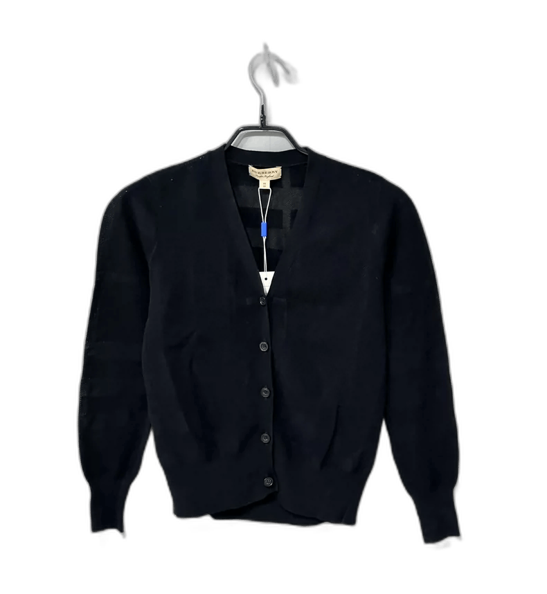 Burberry Black Cardigan by Burberry Size XS / US 0-2 / IT 36-38 - 1 Thumbnail