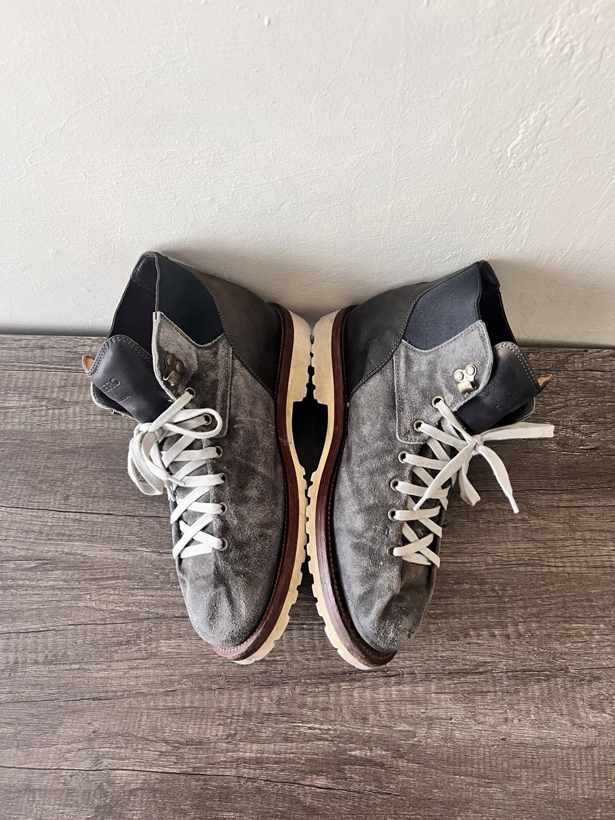 Buttero BUTTERO TAUPE SUEDE CANALONE HIKING BOOTS Size US 9 / EU 42 - 5 Thumbnail