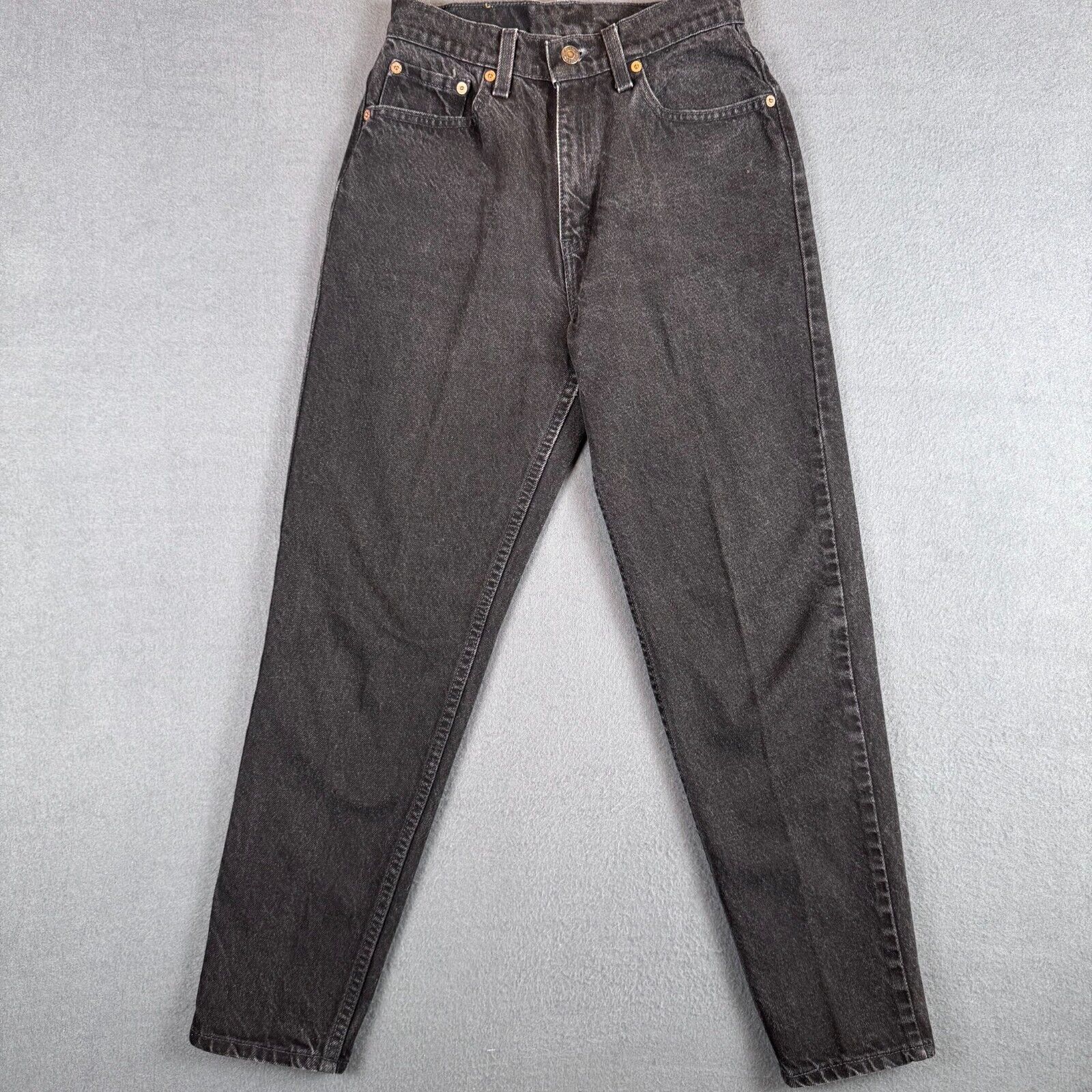 Levi's Levi's 521 Jeans Womens 6P Black Tapered Fit MADE IN USA Size 24" / US 00 / IT 34 - 2 Thumbnail