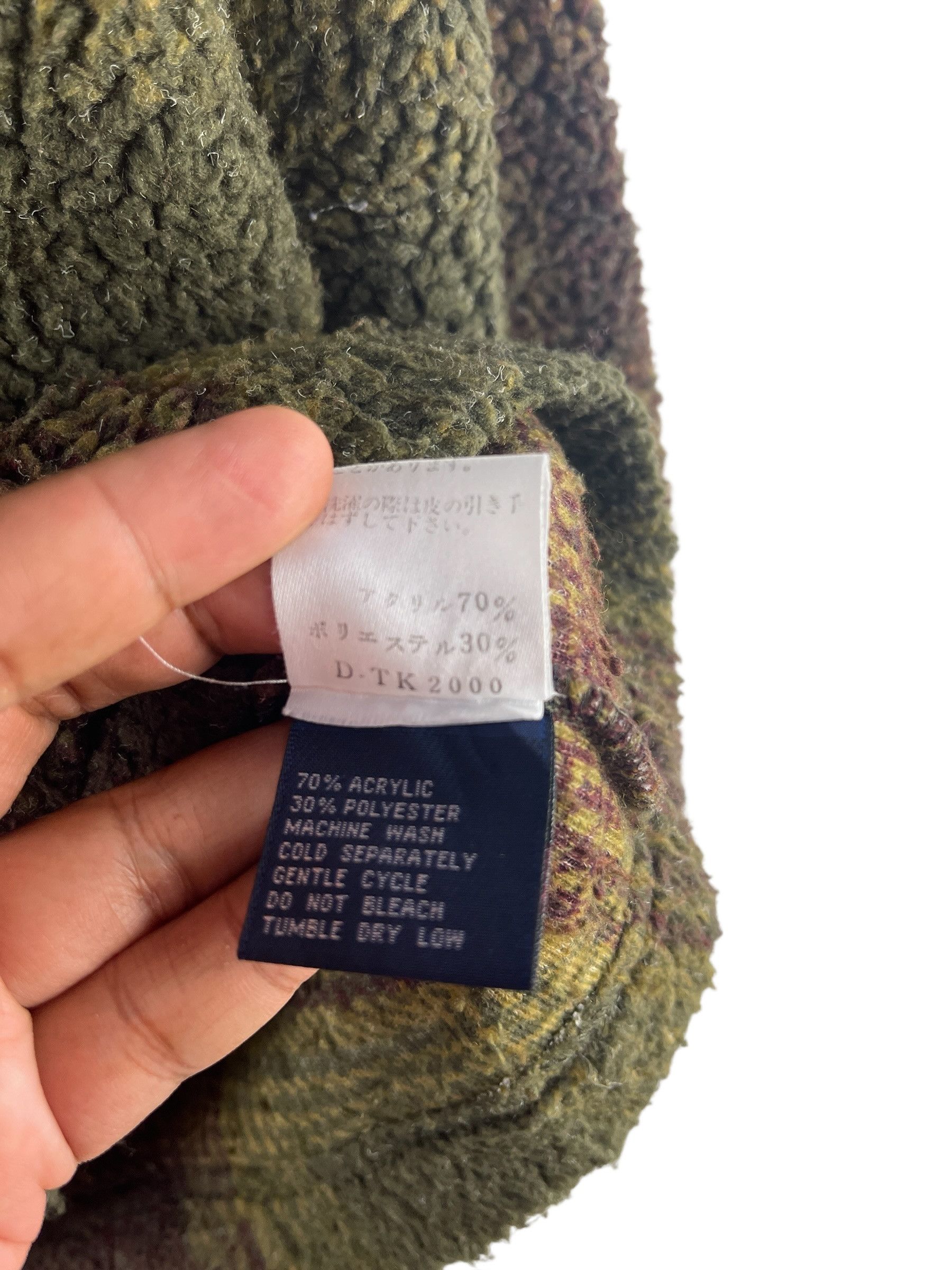 Nautica Nautica Plaid Sherpa Quarter Zip Fleece Pullover Jacket Size US L / EU 52-54 / 3 - 13 Thumbnail