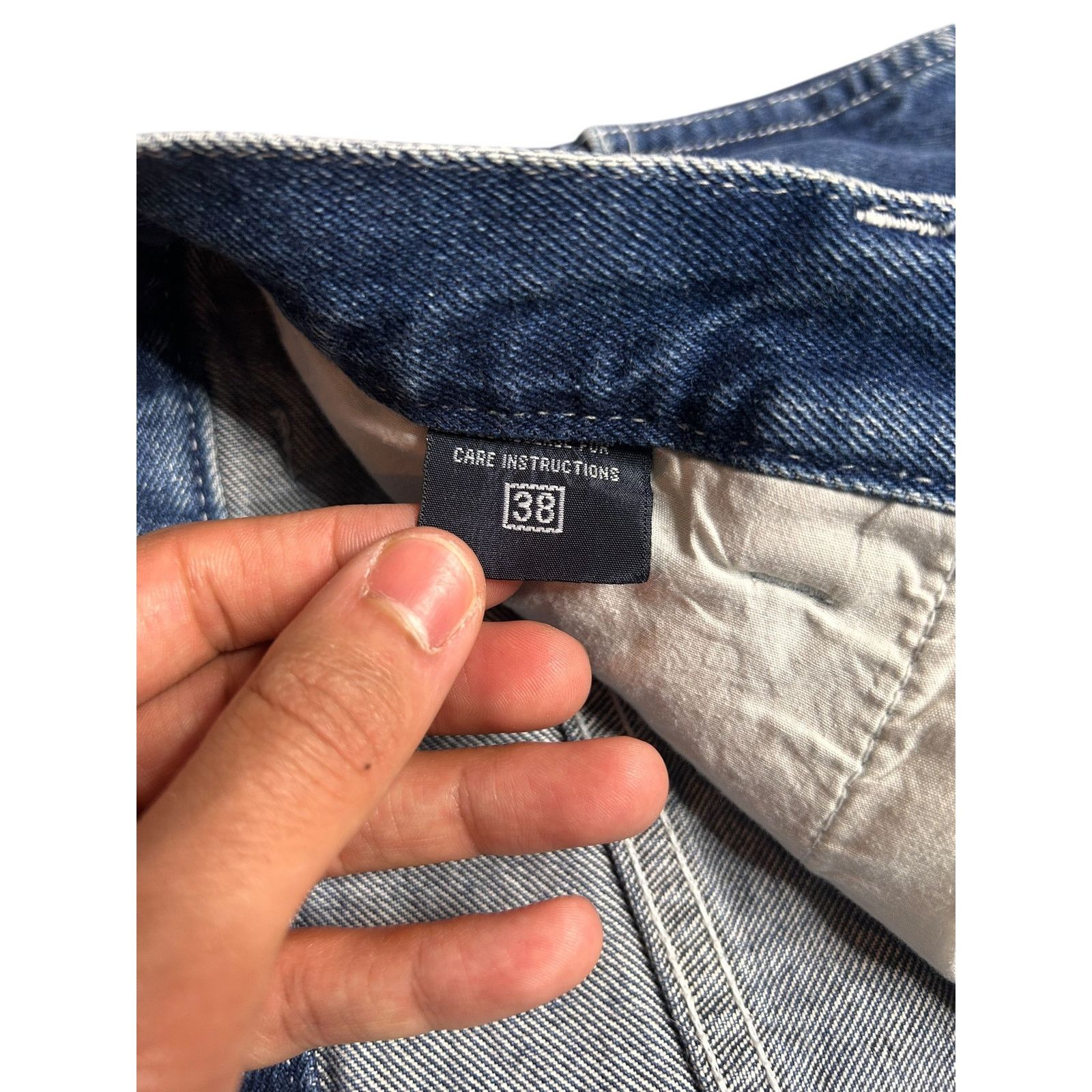 Ecko Unltd. × Vintage Vintage Y2k Ecko Unltd Carpenter Denim Jean Shorts Size US 38 / EU 54 - 9 Thumbnail